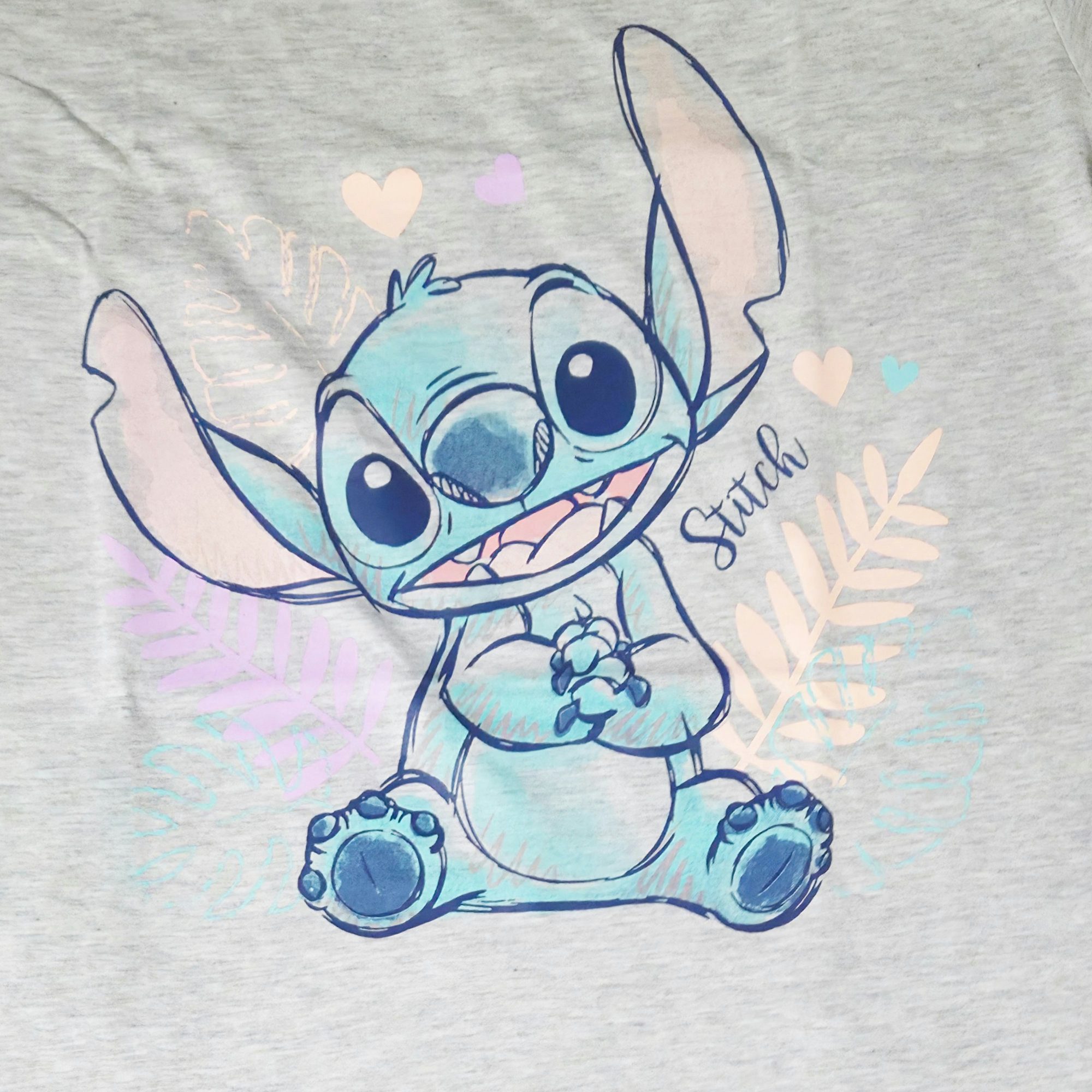 Disney Pyjamaoberteil Disney Stitch Damen kurzarm günstig online kaufen