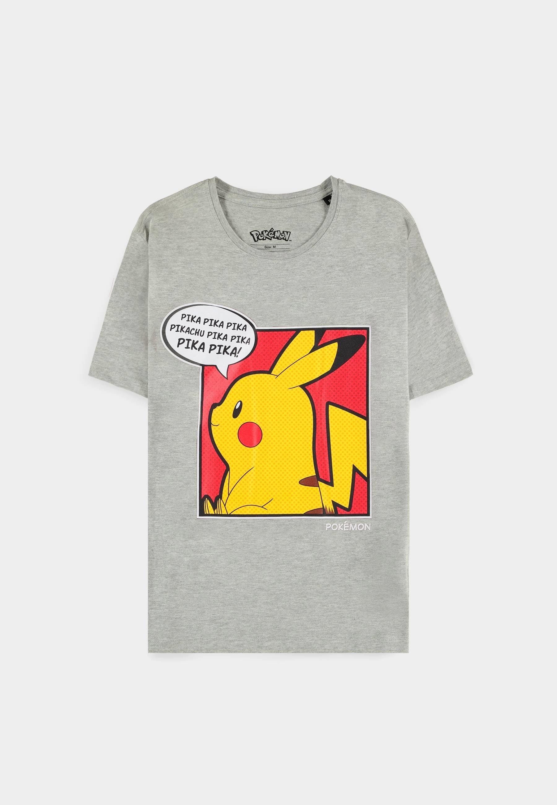 POKÉMON Print-Shirt Pokémon - Pika Sleeved - Short Men's T-shirt Pikachu