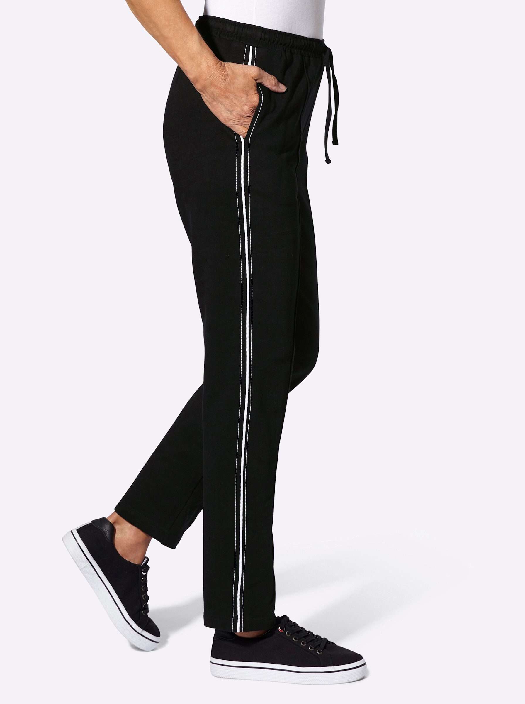 Sieh an! Jerseyhose Sweathose Innenbeinlänge ca. günstig online kaufen