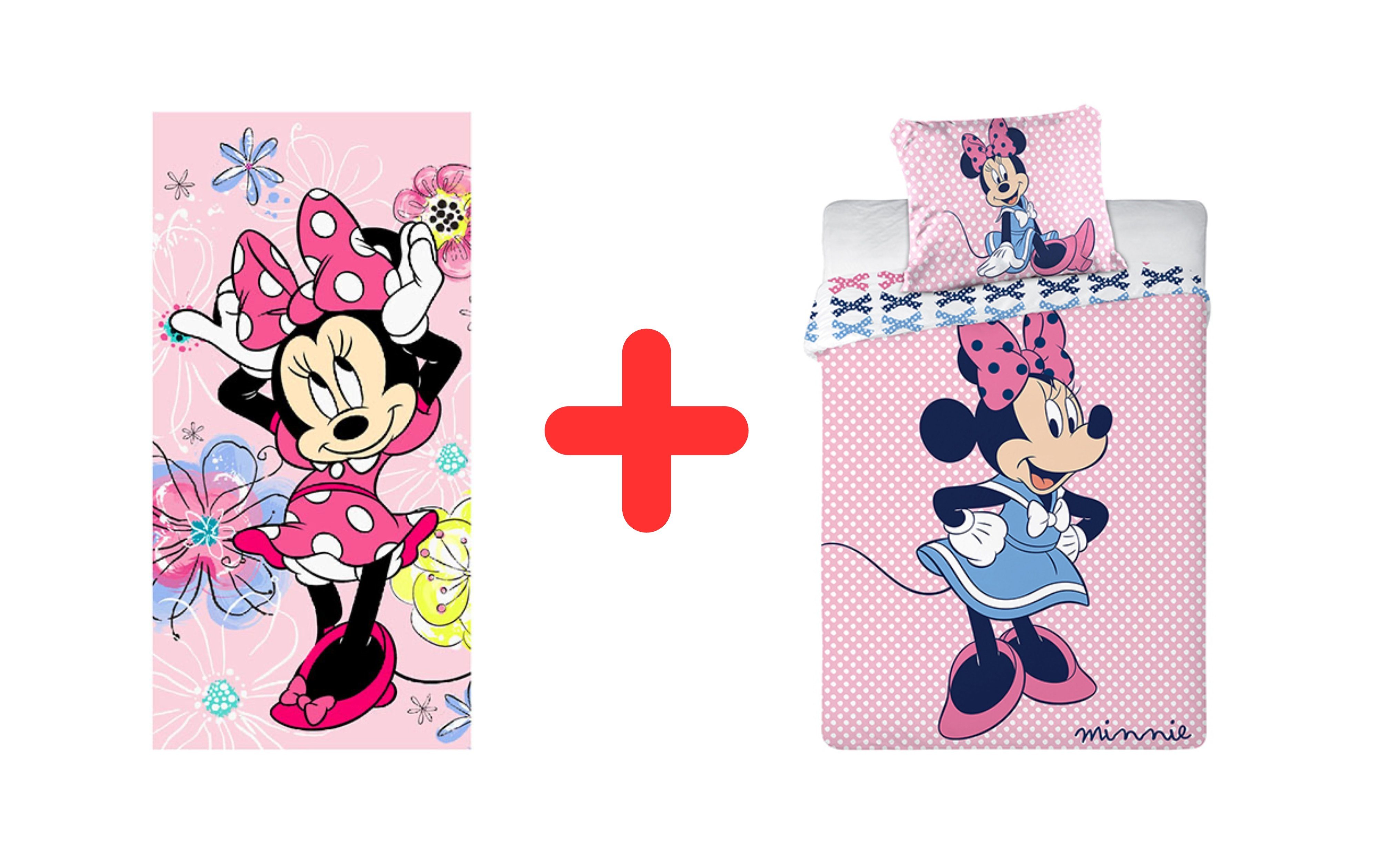 Kinderbettwäsche Minnie, Renforcé, 2 teilig