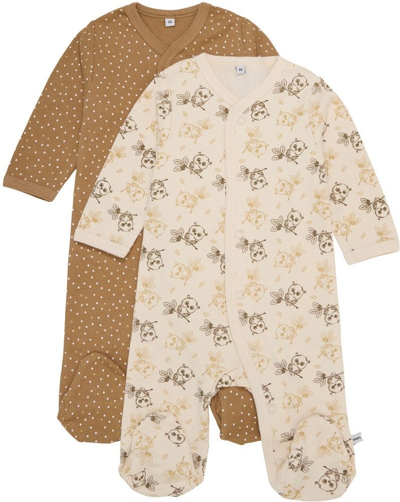 Pippi Babywear Schlafanzug Nightsuit W/F Buttons 2-Pack