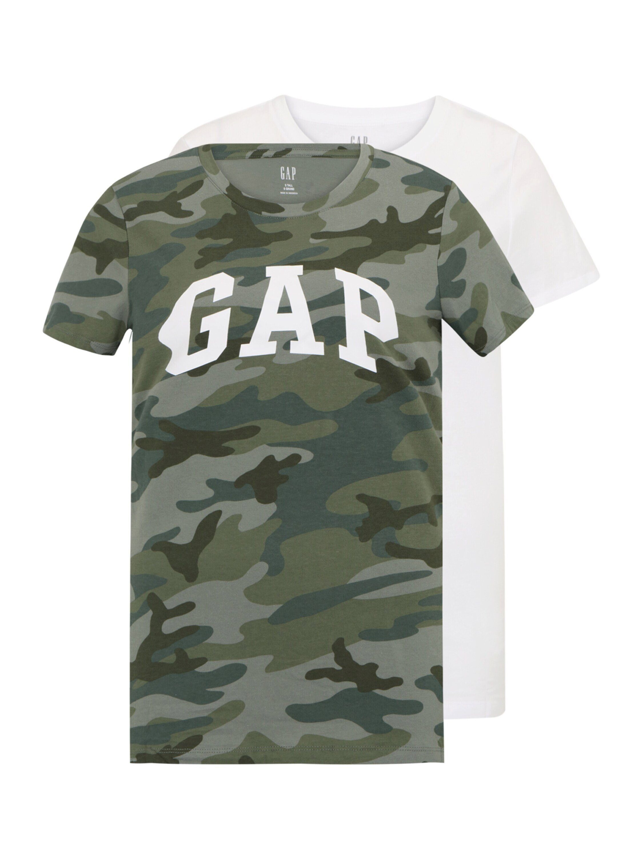 Gap Tall T-Shirt (2-tlg) Plain/ohne Details