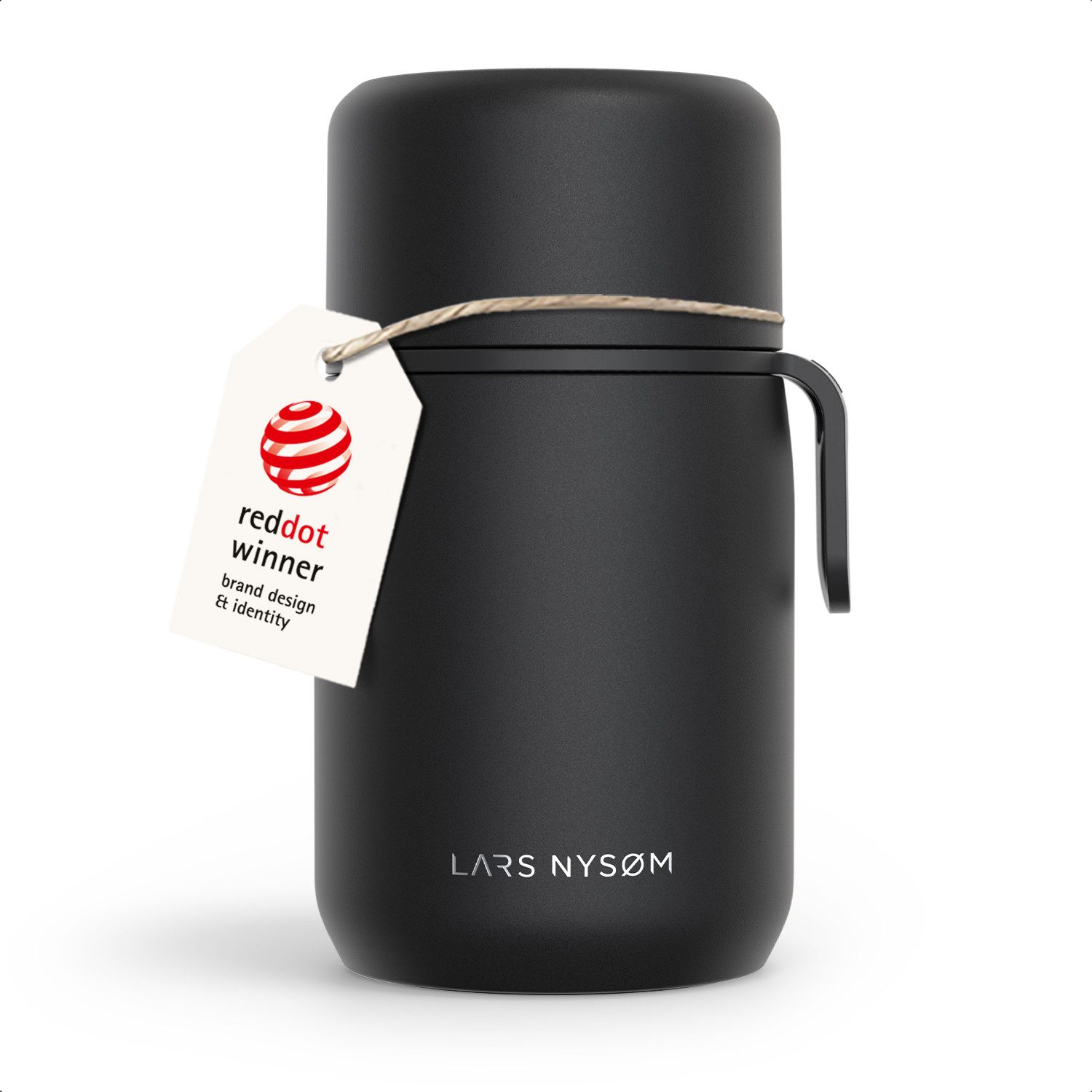 LARS NYSØM Brotkasten Næring, (1-tlg), Brotkasten mit Schneidebrett-Deckel und Anti-Rutsch-Noppen