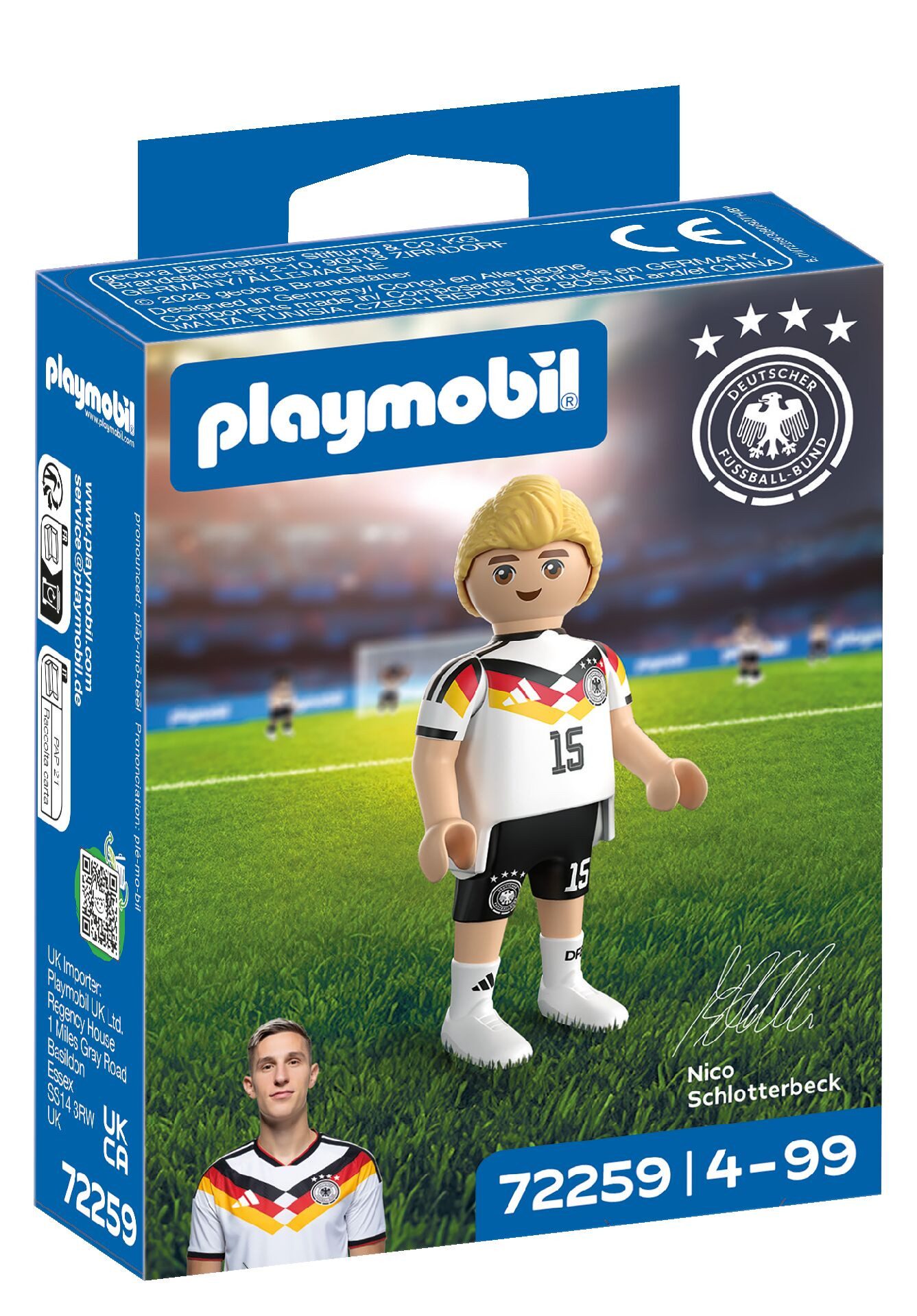 Playmobil® Nico Schlotterbeck (72259), DFB Konstruktions-Spielset, Made in Europe von Playmobil®
