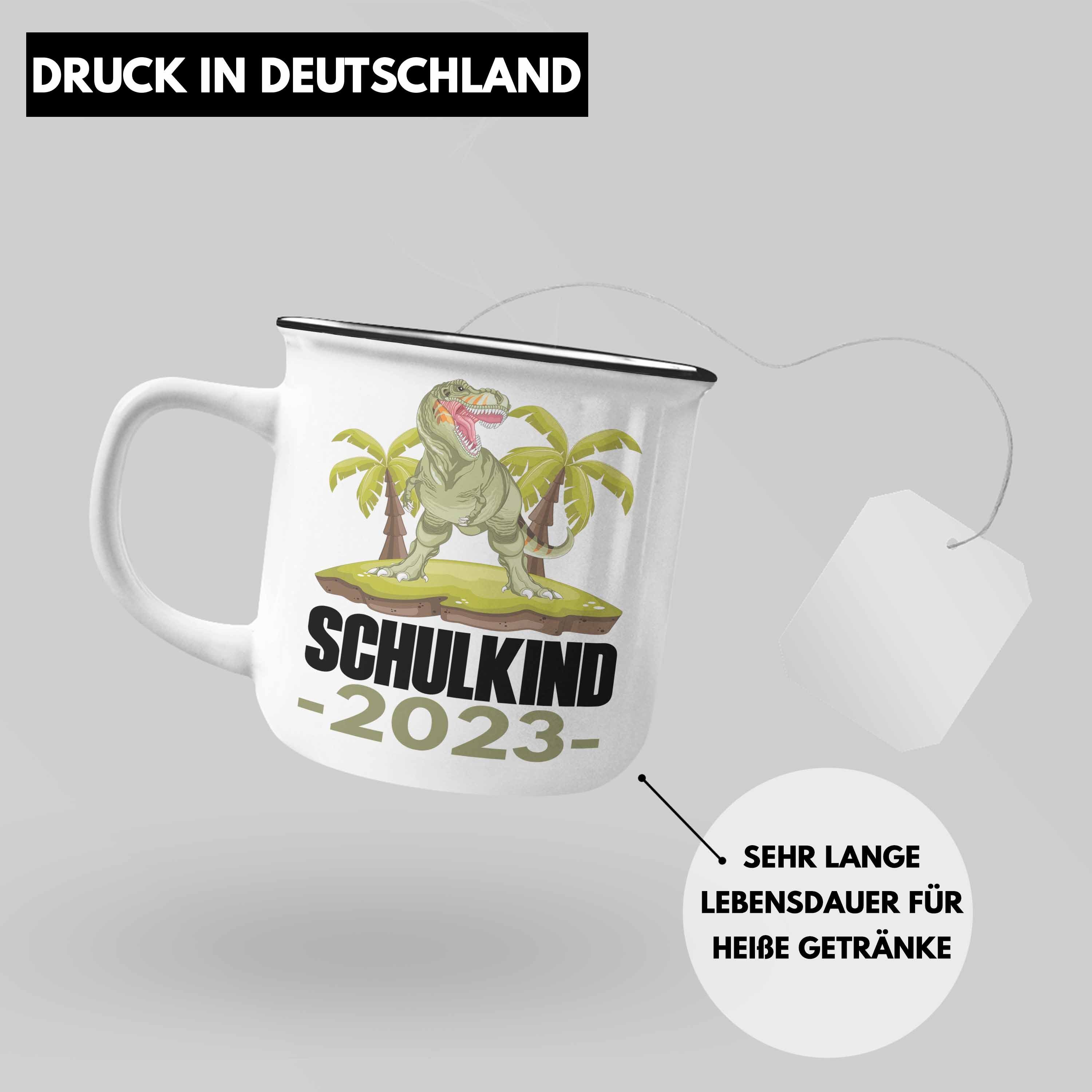 Trendation Trendation Junge Einschulung Silber Thermotasse Schultüte Füllung für Geschenk -