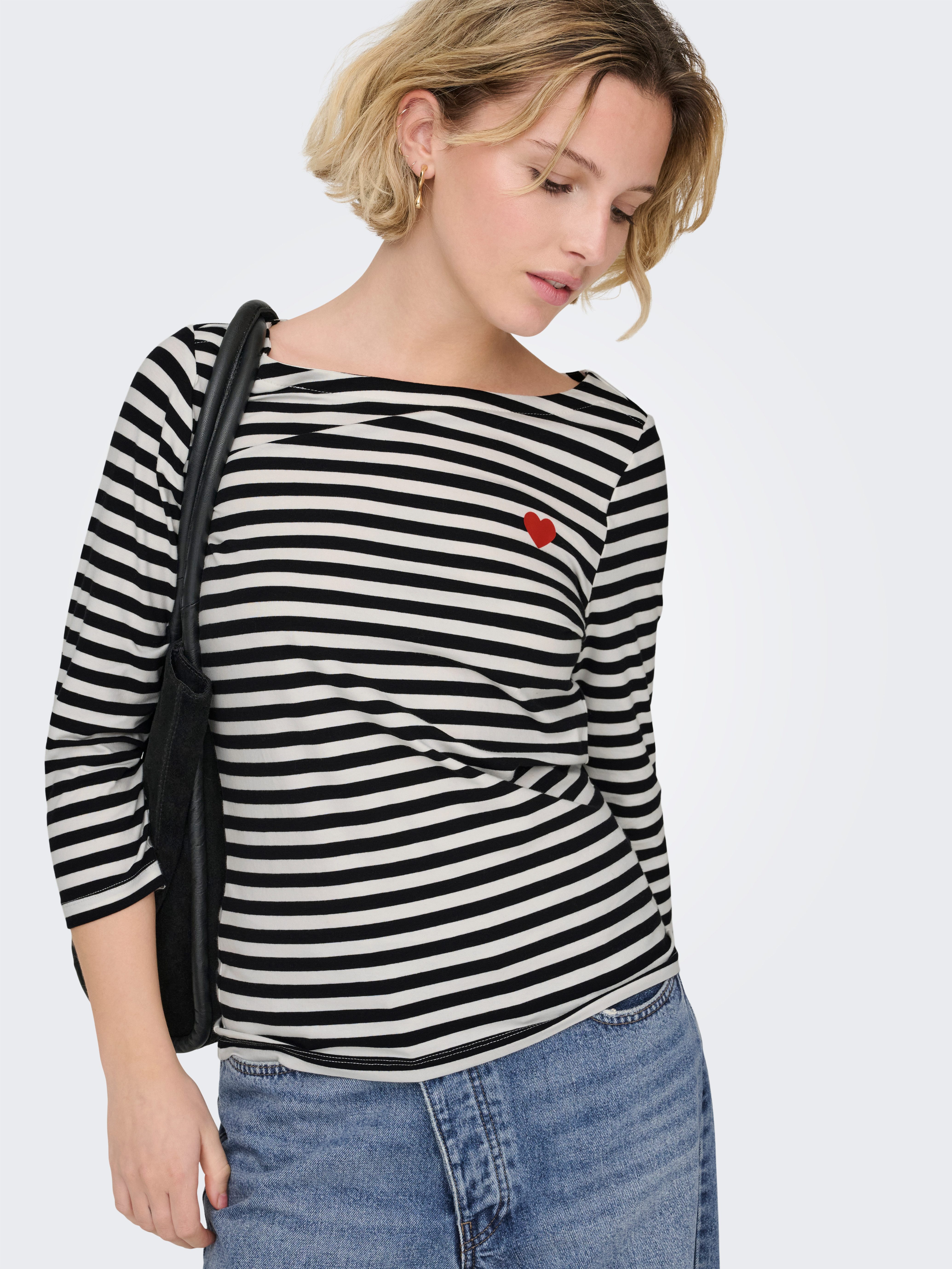 ONLY 3/4-Arm-Shirt ONLFIFI LIFE 3/4 PRINTED TOP CS JRS