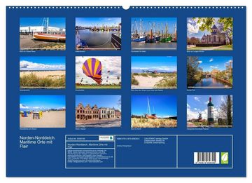 CALVENDO Wandkalender Norden-Norddeich. Maritime Orte mit Flair (Premium, hochwertiger DIN A2 Wandkalender 2023, Kunstdruck in Hochglanz)