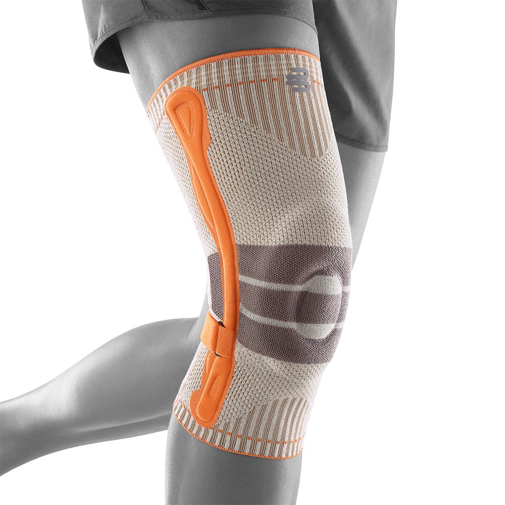 Bauerfeind Kniebandage Outdoor Knee Support, mit Omega-Pad, elastisches Material, für den Unterkörper