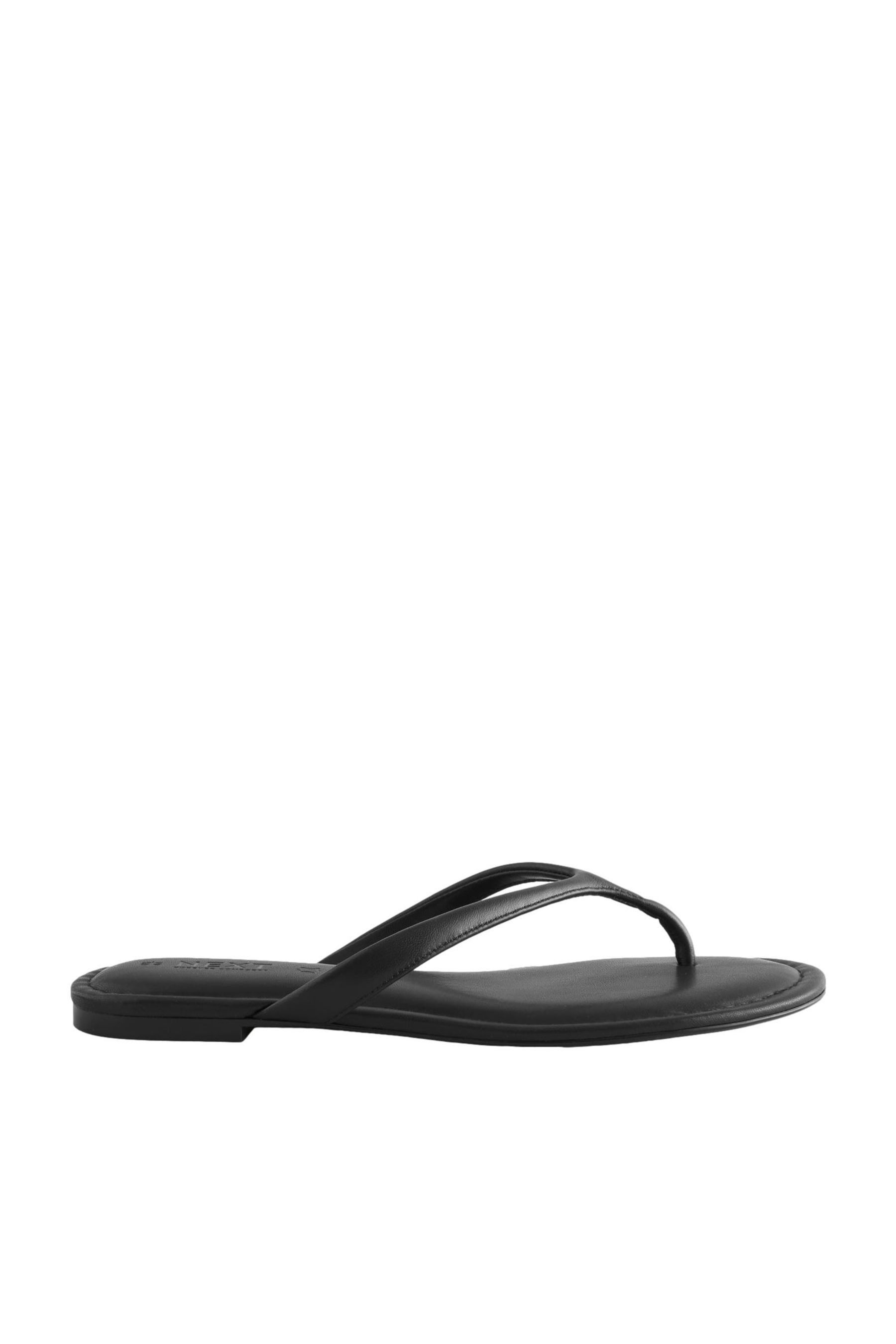 Forever Comfort® Zehentrenner aus Leder Sandale