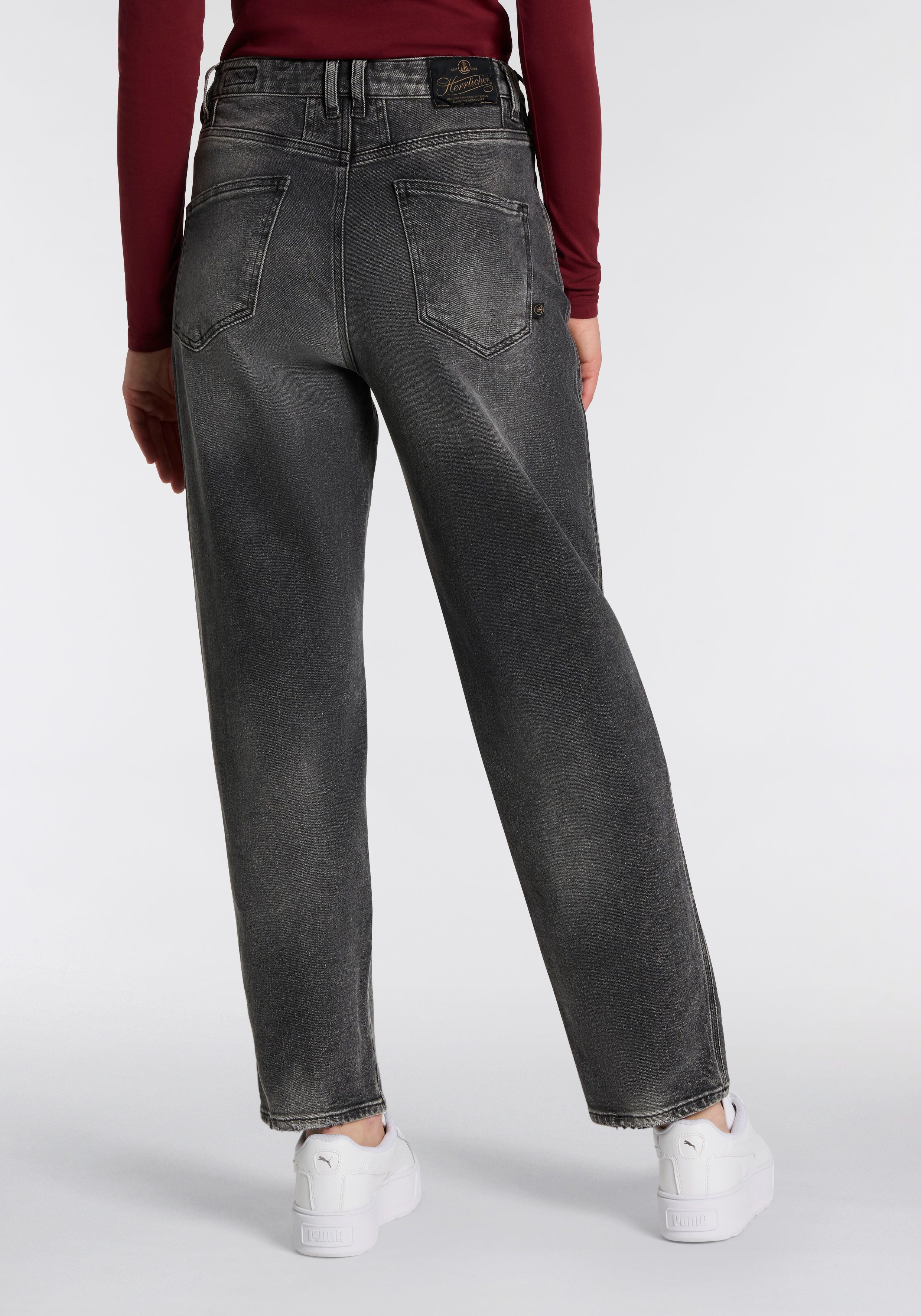 Herrlicher 5-Pocket-Jeans Brooke Denim Black im günstig online kaufen