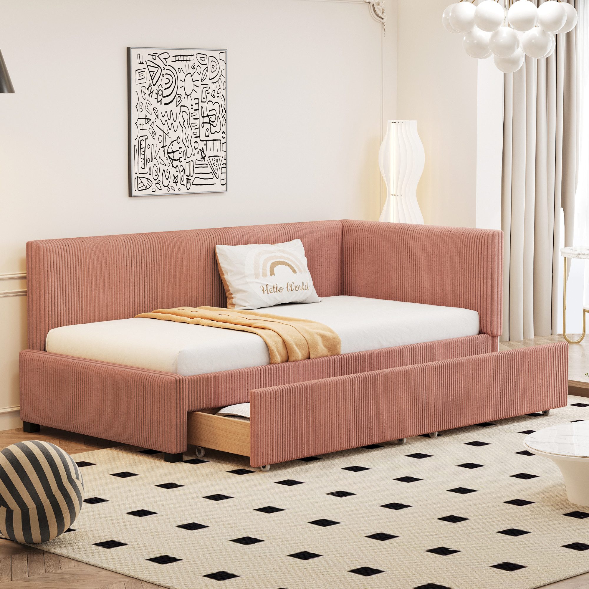 SOFTWEARY Schlafsofa, mit Bettfunktion, Lattenrost und günstig online kaufen