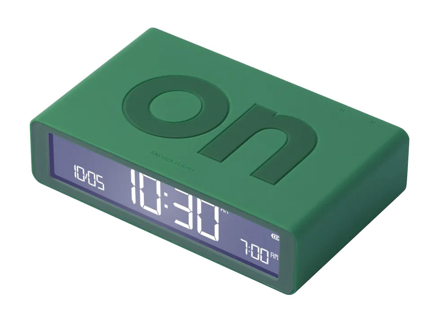 Lexon Quarzwecker Digital-Flip Classic Grün
