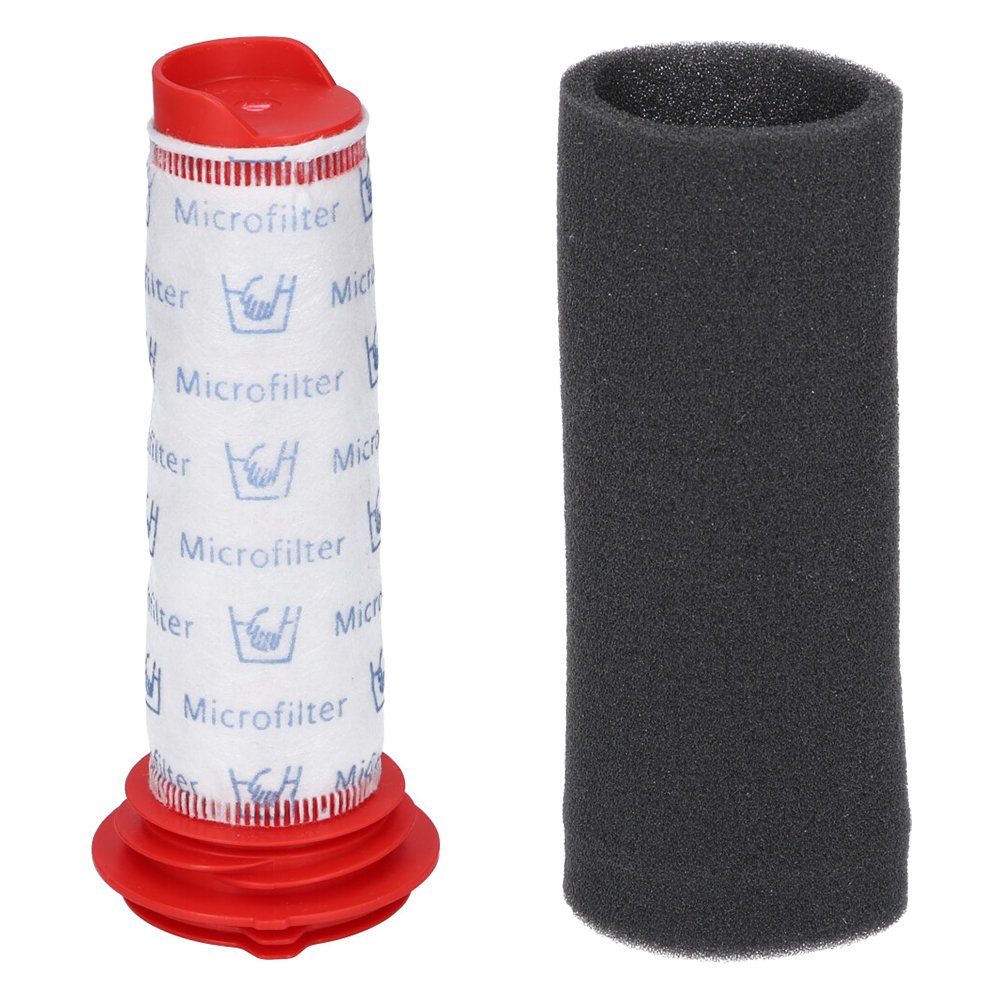 McFilter Filter-Set waschbar 2-teilig geeignet für Bosch Staubsauger, Zubehör für Athlet 25.2v BCH6AT25JP/01, BCH6AT25JP/02, Athlet Zoo'o BCH6ZOOO Pro Animal BCH6L2560, BCH6L2561, waschbar, Alternative für Zentralfilter 00754176 + Filterschaum 00754175