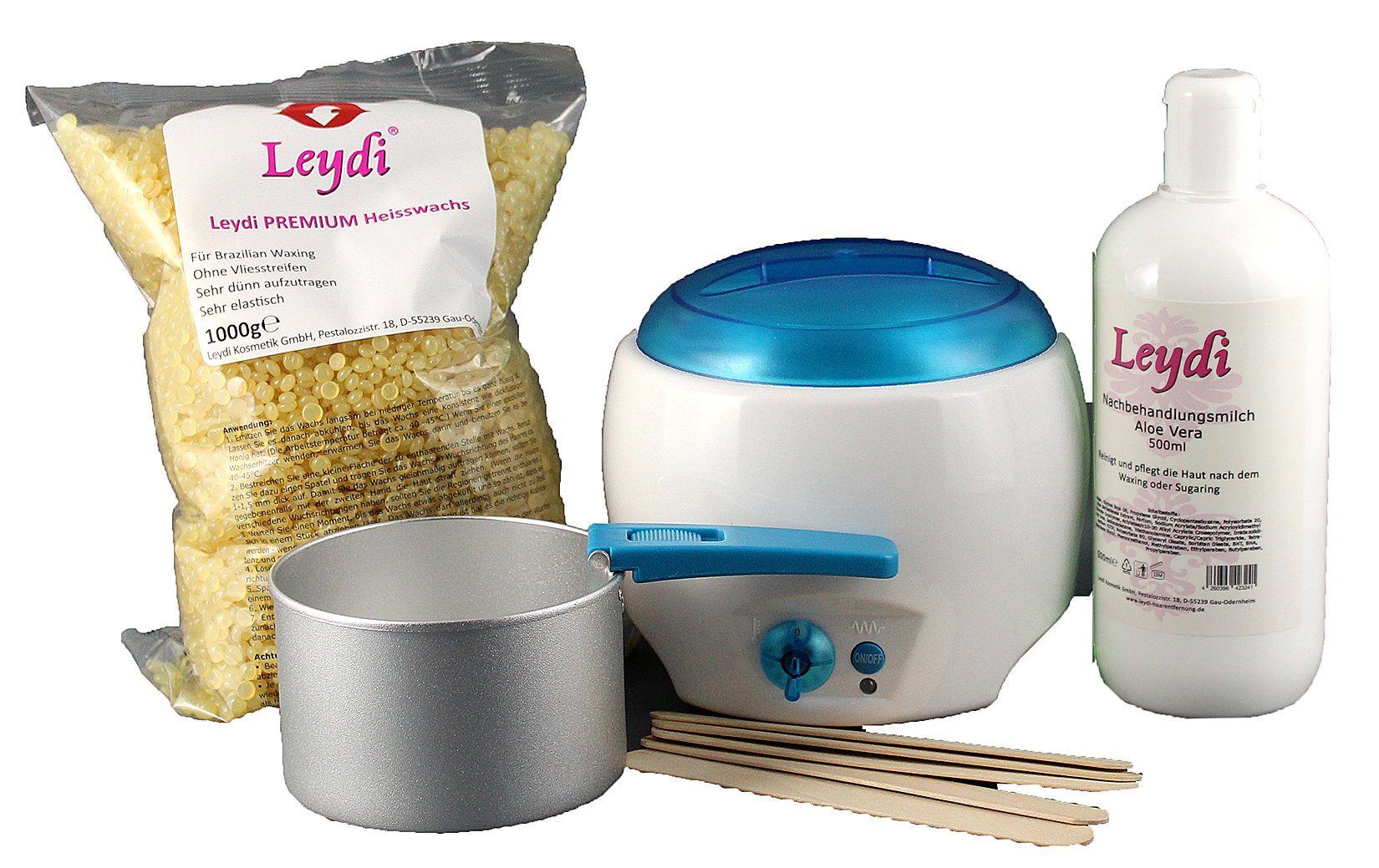 Enthaarungswachs Brazilian Waxing Set PREMIUM Honig