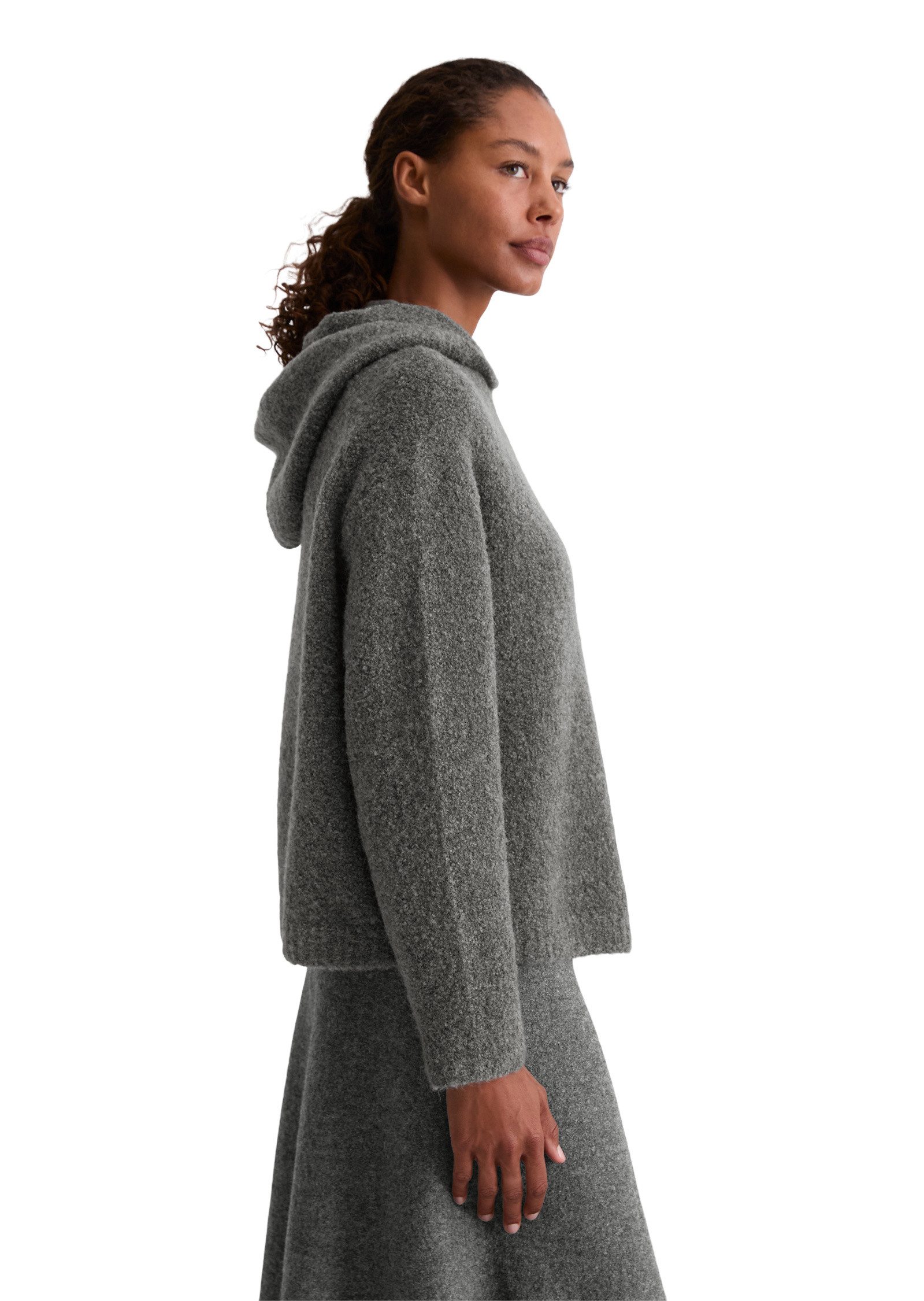 Marc O'Polo Rundhalspullover aus Schurwolle-Alpakawolle-Mix günstig online kaufen