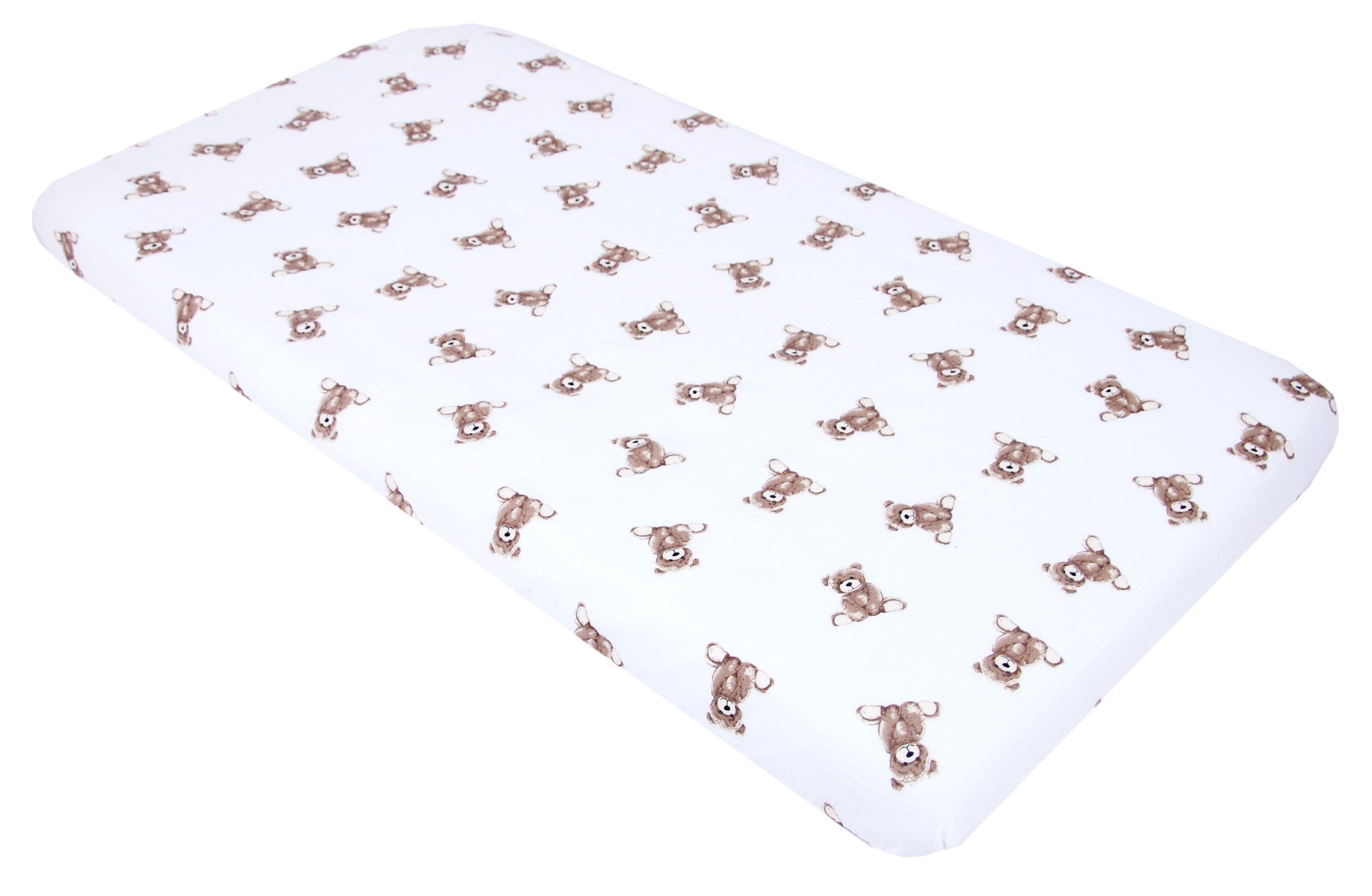 BabyLux Spannbettlaken BabyLux Spannbettlaken Musselin 60x120 70x140 Baby-& Kinderbett, Bär 60x120