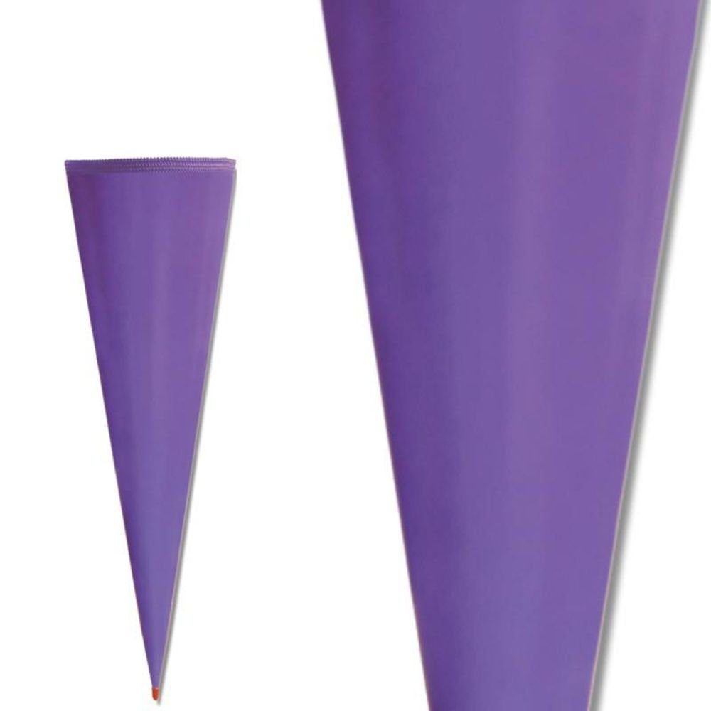 Roth Schultüte Rohling, 70 cm, rund, ohne Verschluss, Zuckertüte zum Basteln