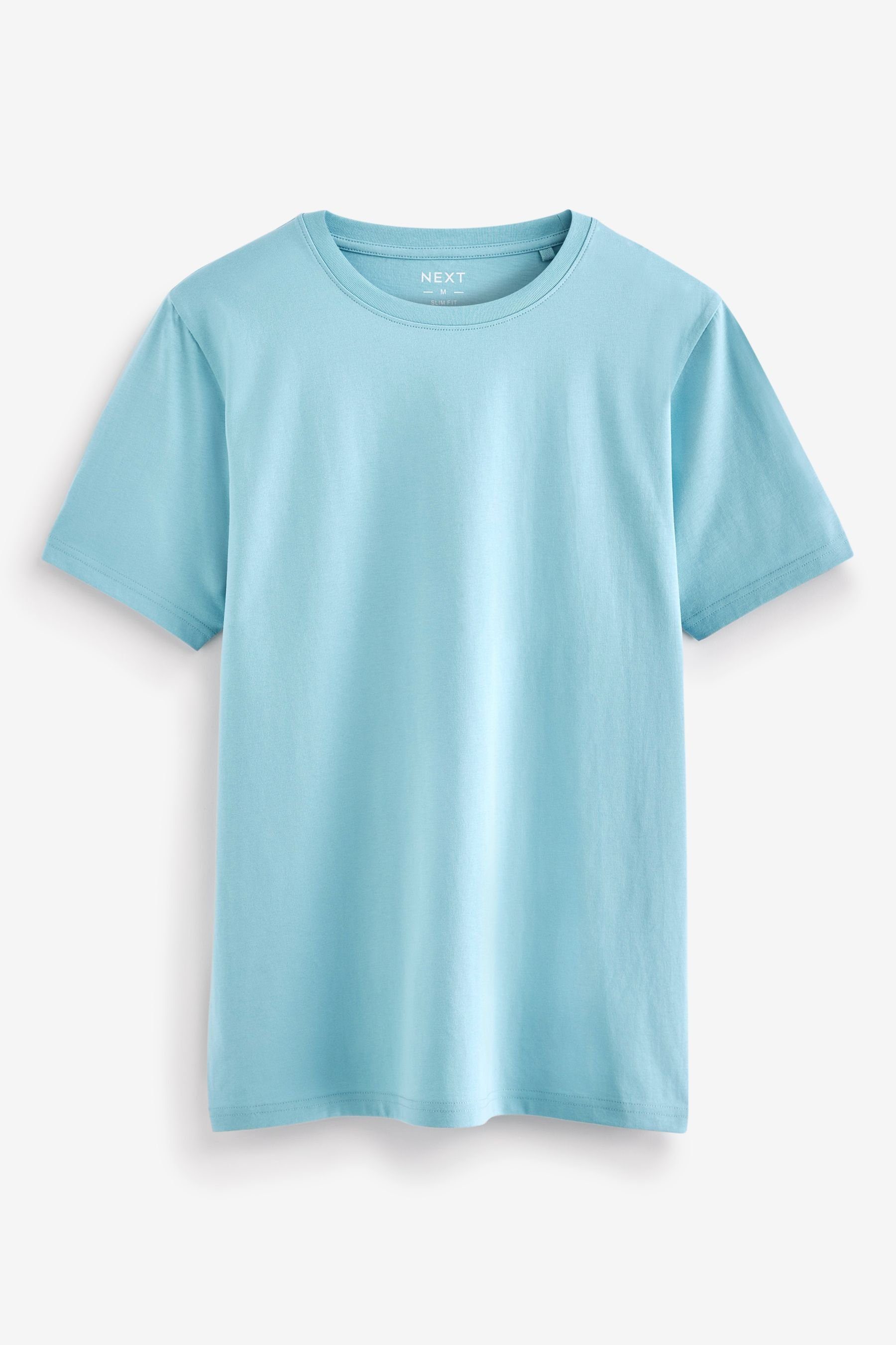 Next T-Shirt (1-tlg) Light Blue