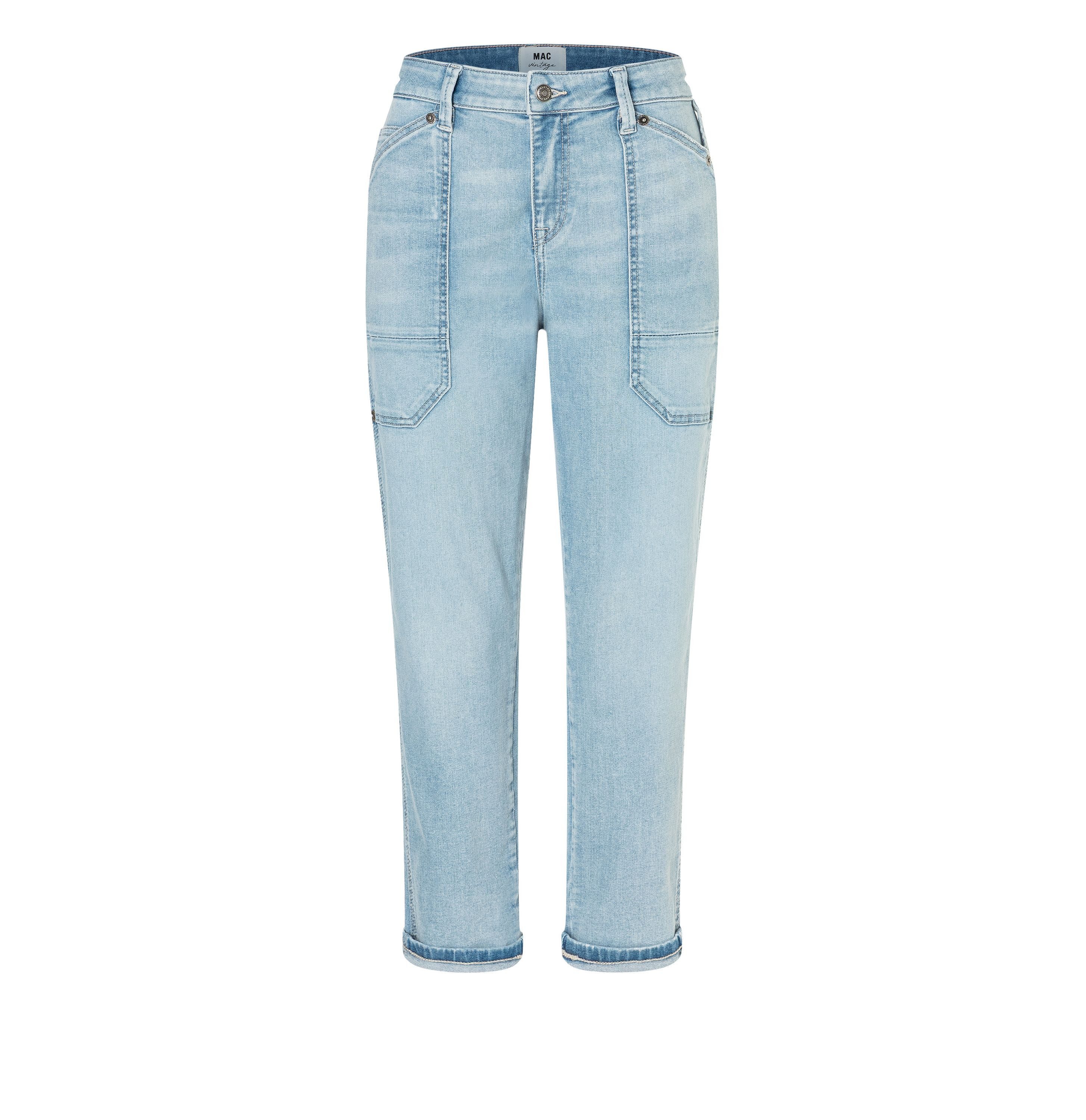 MAC Relax-fit-Jeans MAC JEANS IOWA Baggy Fit Damenjeans Entspannt für einen angenehmen Sitz niedrige Taille hoher Tragekomfort