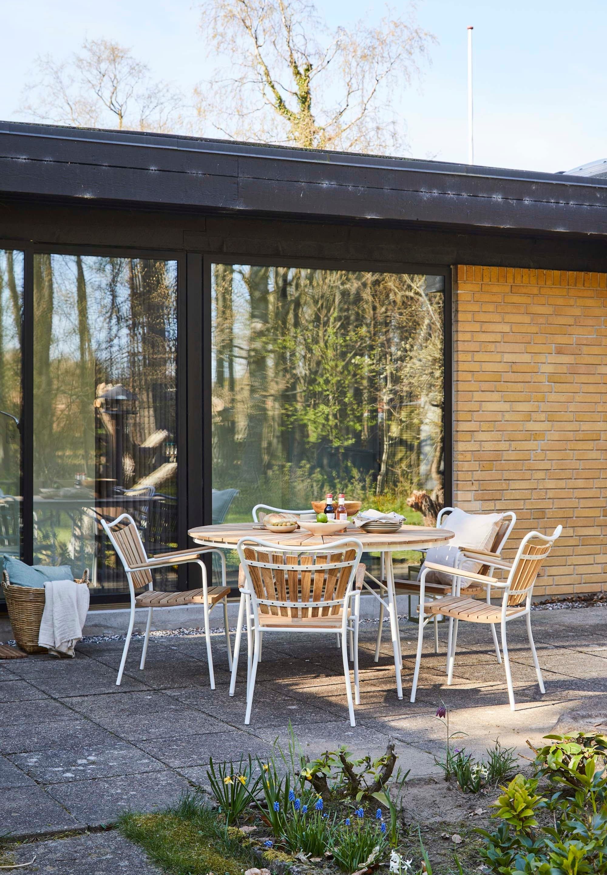 Cinas Sitzgruppe Ellen, Gartentisch, Rund, Teak, günstig online kaufen