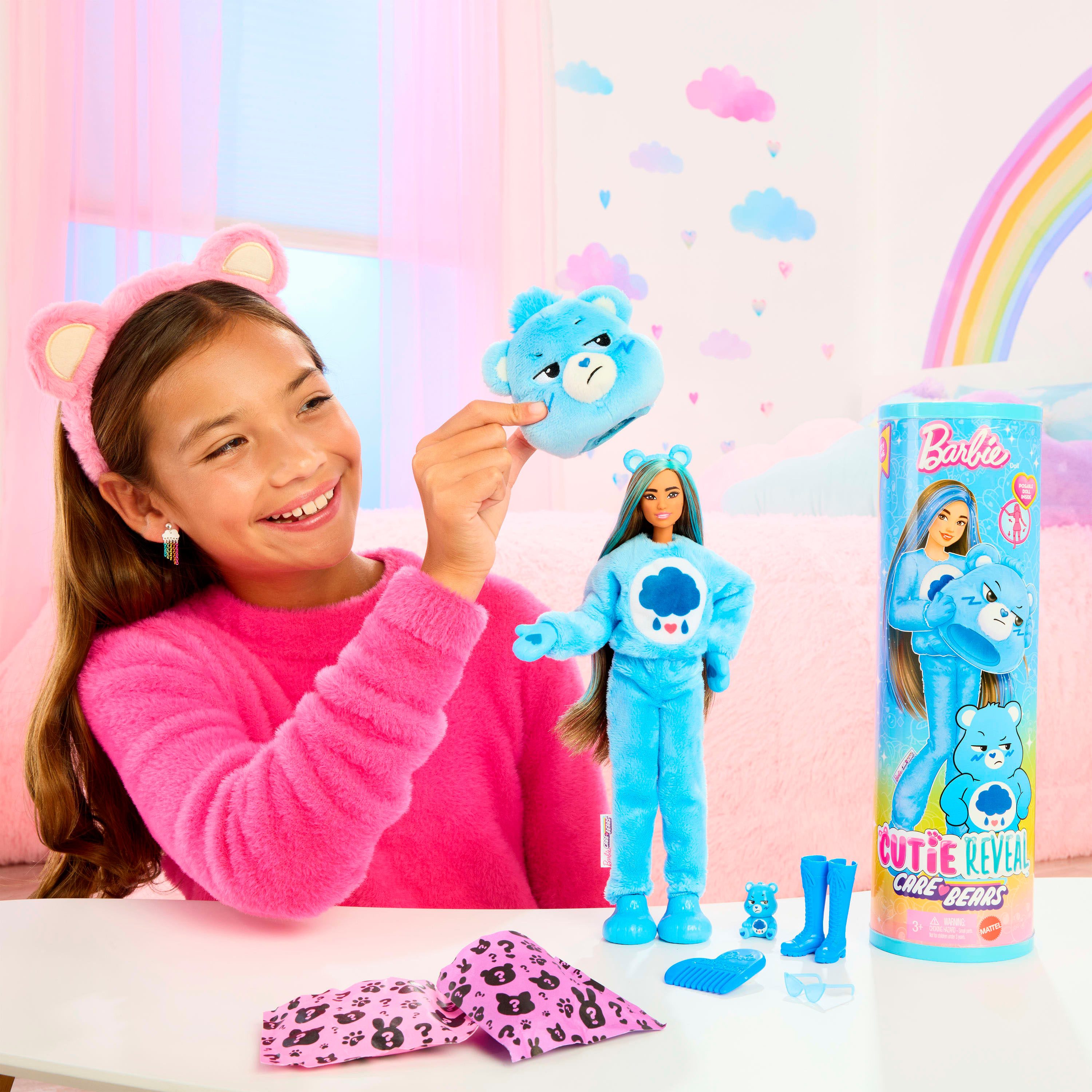 Barbie Anziehpuppe Cutie Reveal, Glücksbärchis Brummibärchi, günstig online kaufen