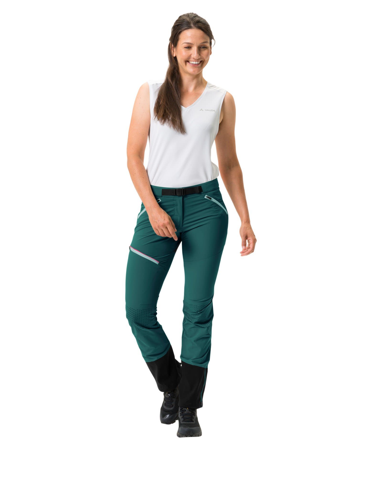 VAUDE Softshellhose Shorts Ii Hose Womens Croz Pants & grün Damen Vaude