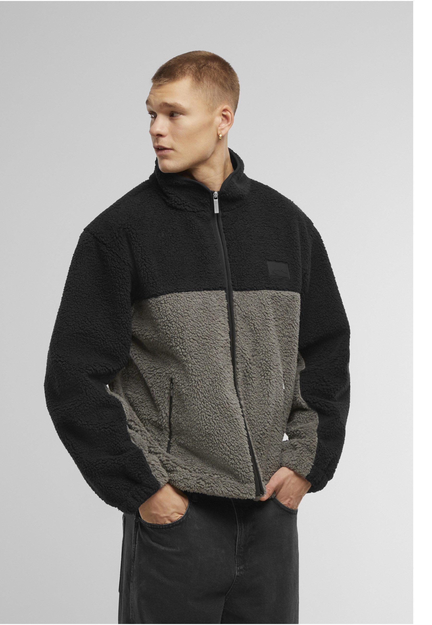 Karl Kani Winterjacke Karl Kani Signature Rubber Patch Teddy Zip Jacket (1-St)