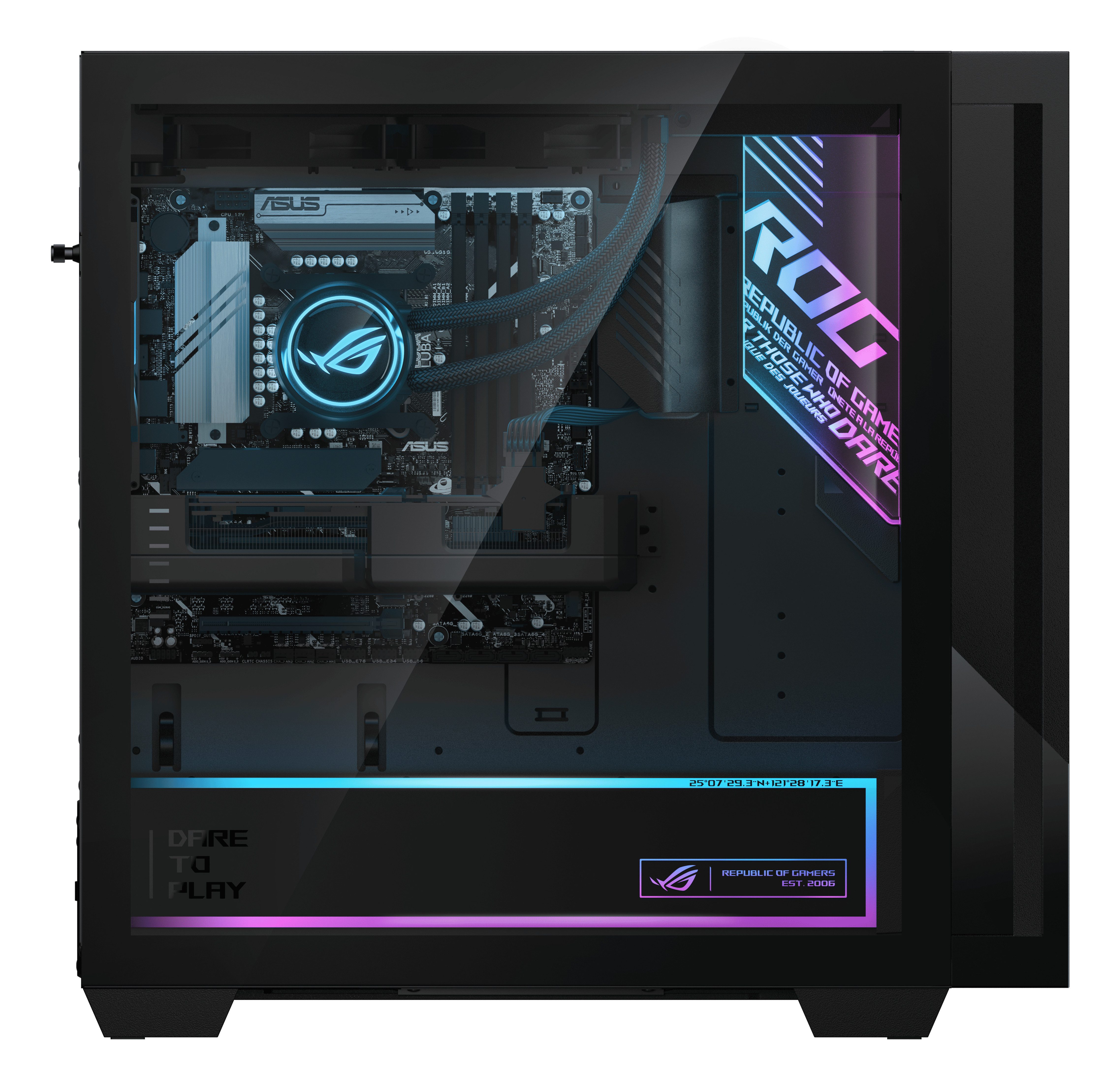 Asus ROG G700 U7-265F 32 1TB 5070 G700TF-07265F328W PC (Intel Core Ultra 7 265F, GeForce RTX 5070, 128 GB RAM, 1000 GB SSD)