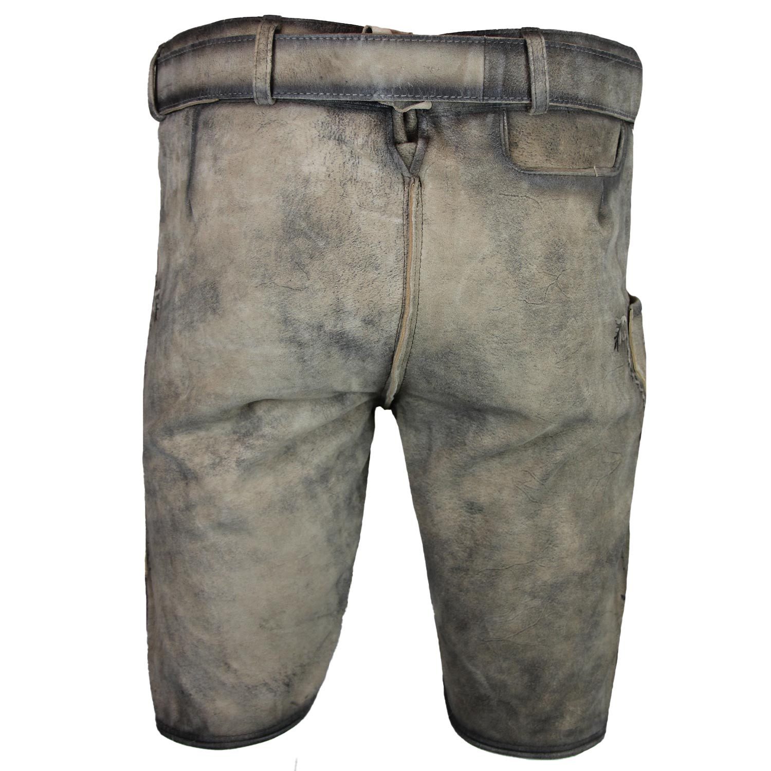 Maddox Trachtenlederhose MADDOX Kurze Herren Lederhose 'Zugersee' mit Gürte günstig online kaufen