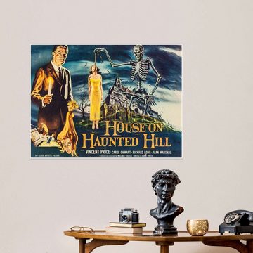 Posterlounge Poster Vintage Entertainment Collection, Das Haus auf dem Geisterhügel (Englisch)