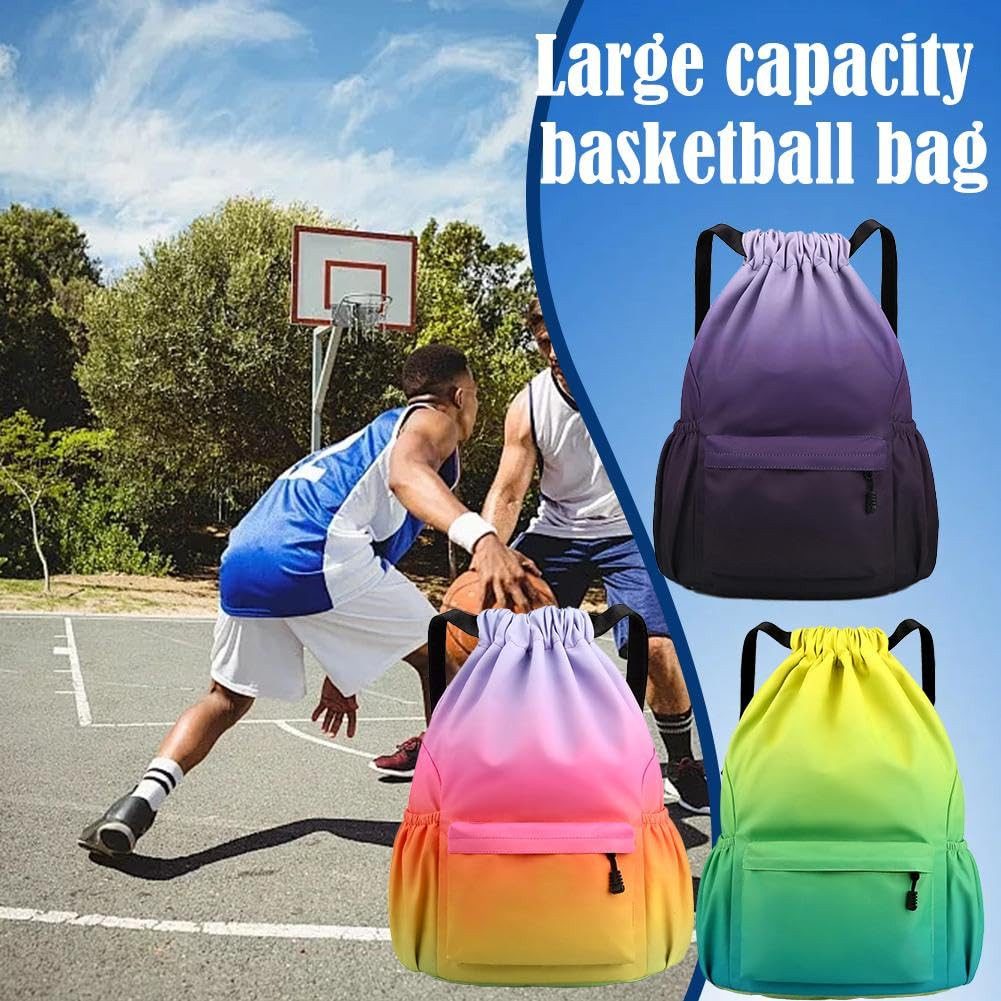 MOPUEA Freizeittasche Basketballtasche mit großem Fassungsvermögen,Kordelzugbeutel für Sport