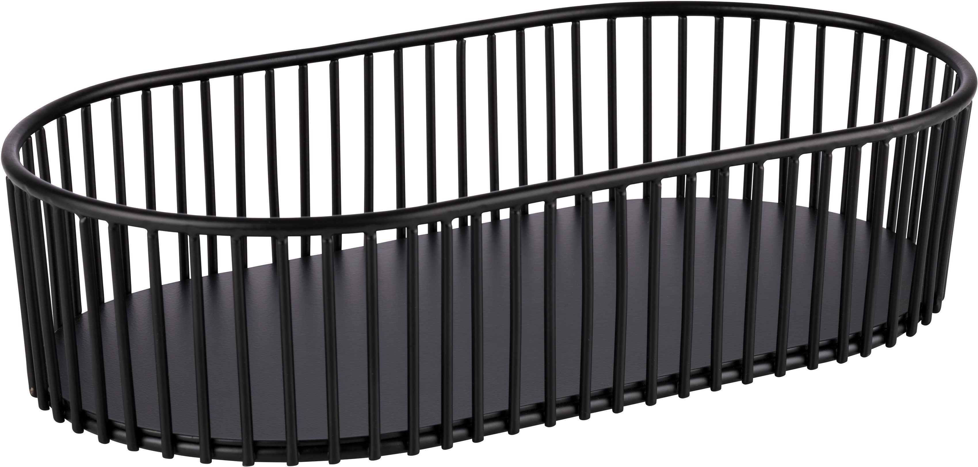 APS Brotkorb URBAN, Metall, (1-tlg), stapelbar & spülmaschinengeeignet, Länge 29 cm