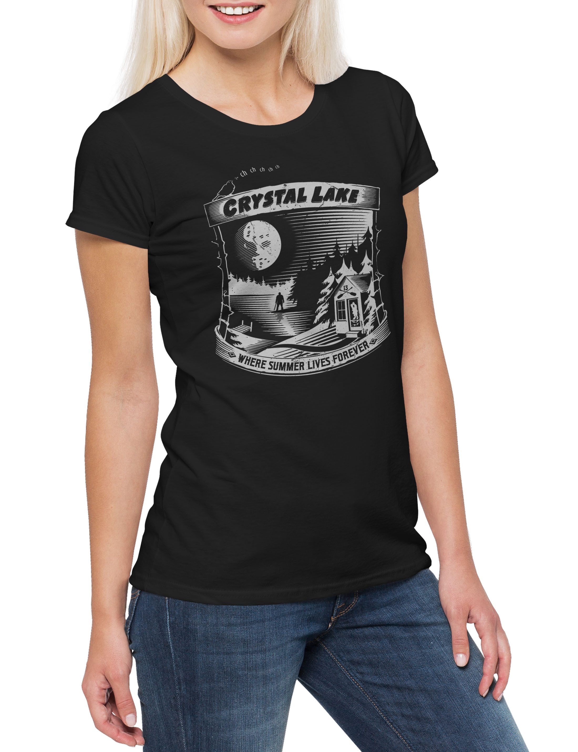 Print-Shirt Where Summer Lives Forever Damen T-Shirt Freitag Friday Jason Camp 13