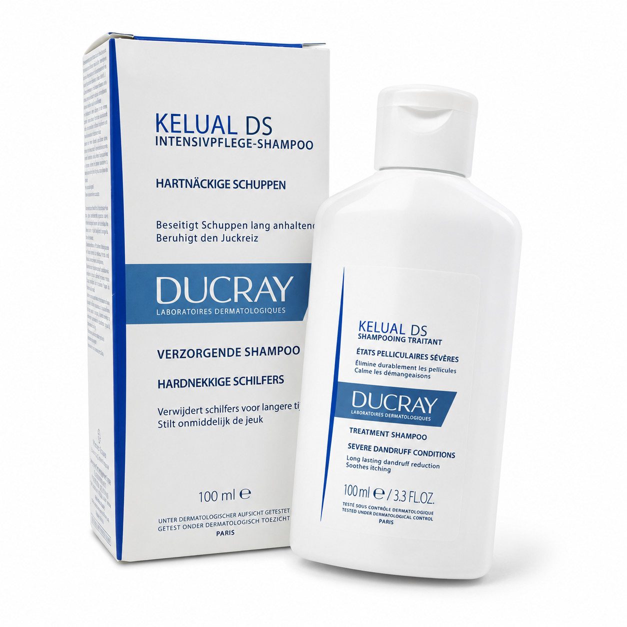 Ducray Haarshampoo Kelual DS Anti-Schuppen Shampoo Duo, 2x 100 ml