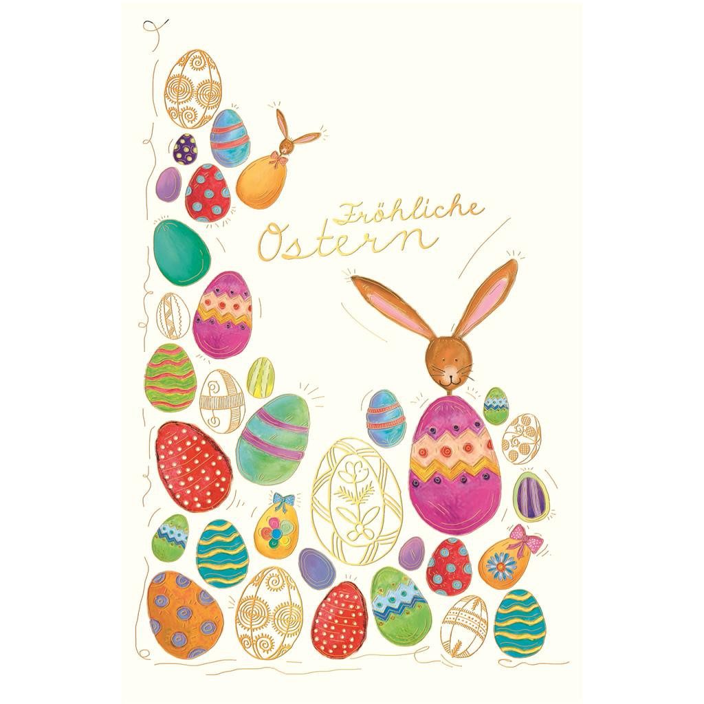 Grußkarten AV - Ostern - Glückwunschkarte im Format 11,5 x 17 cm mit Umschlag