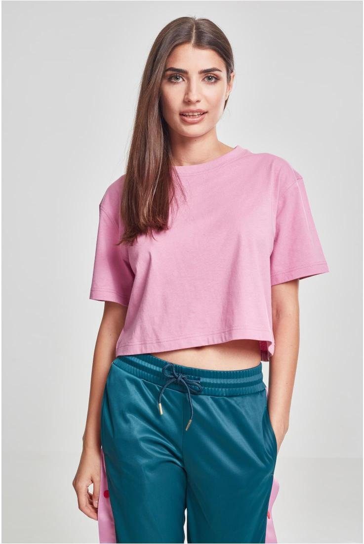 Rundhalsshirt Damen Short Oversized T-Shirt