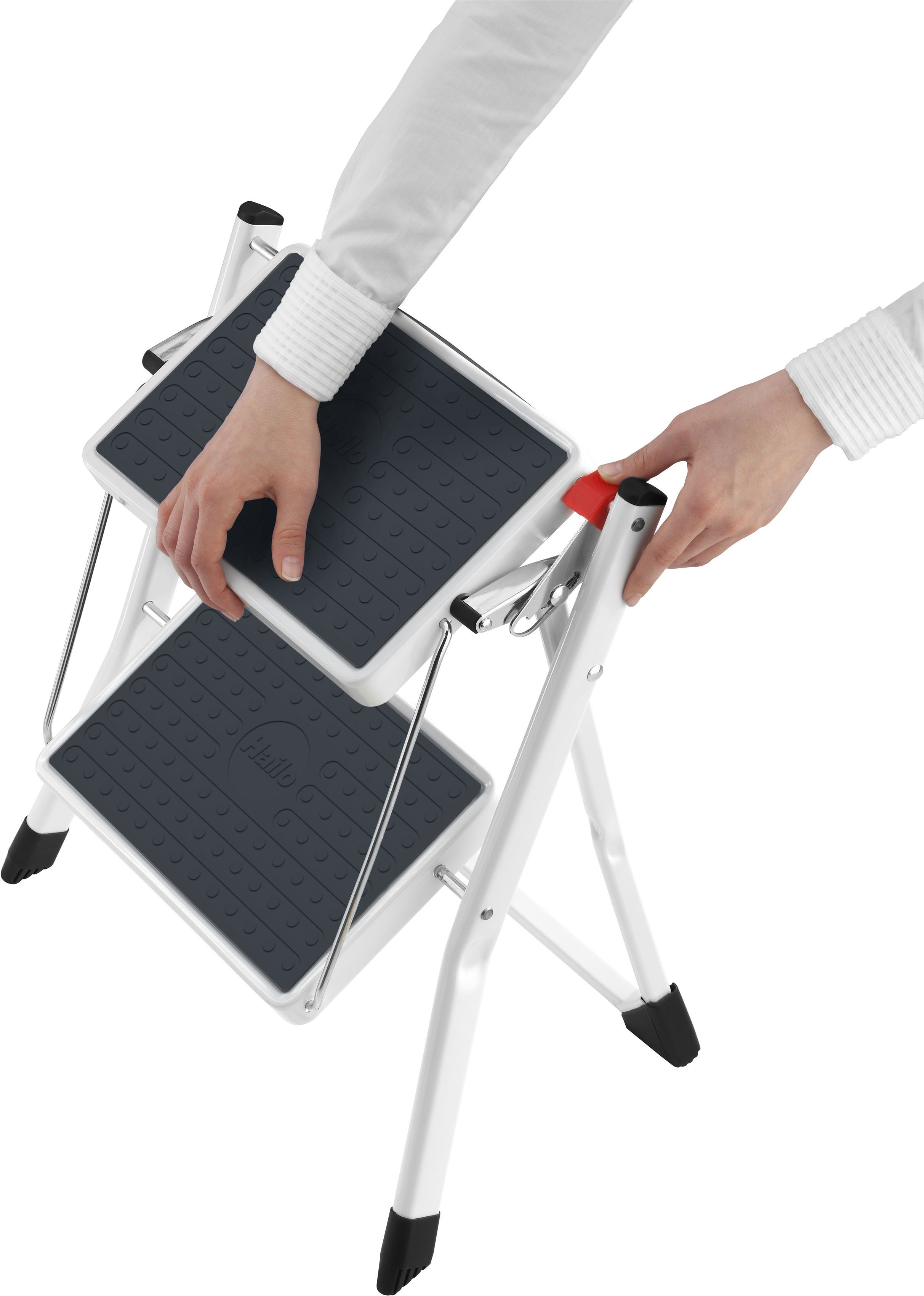 Hailo Trittleiter MK60 StandardLine, 2-stufig, Stahl