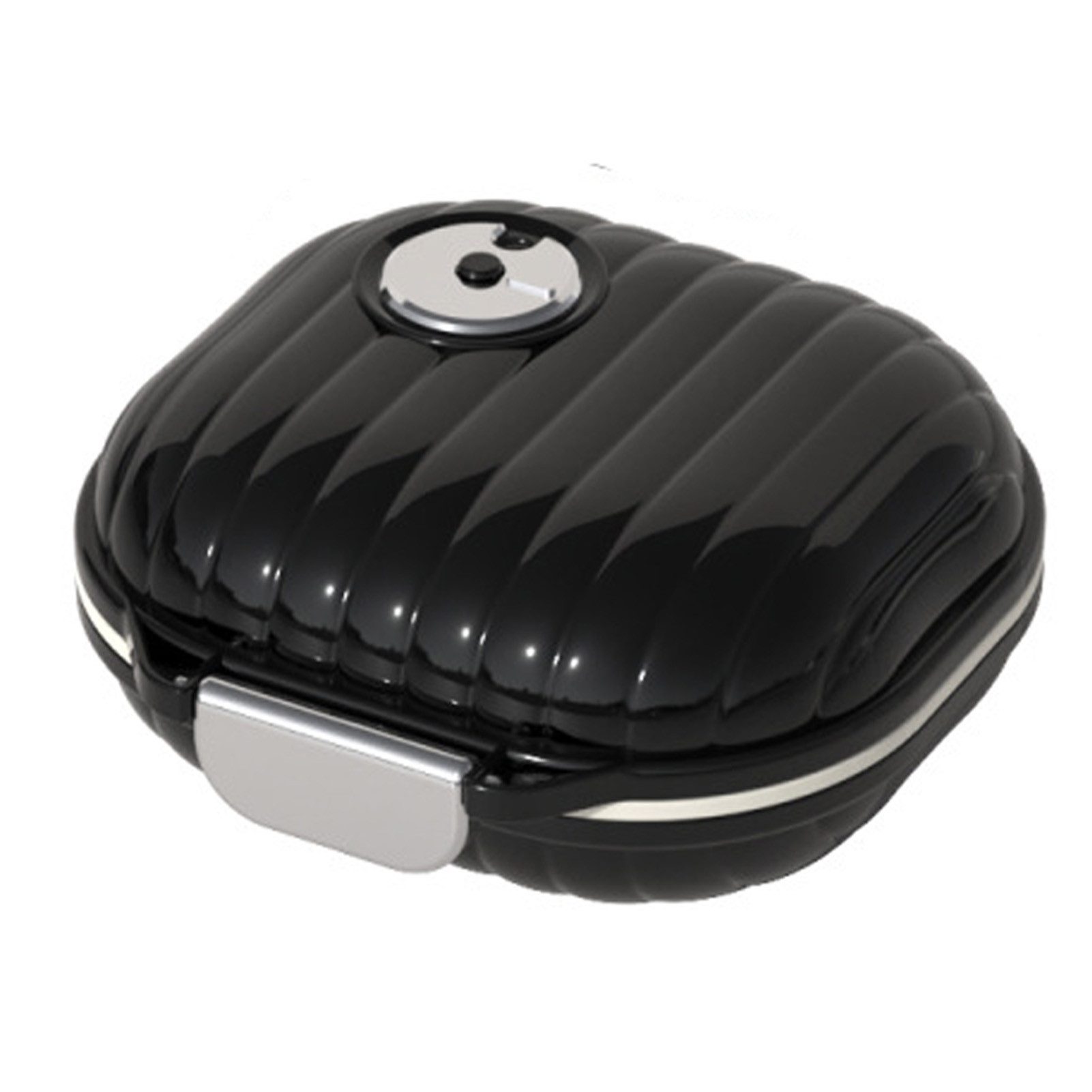 Jumpeak Pillendose Tablettenbox 7 Tageklein,Tablettenbox für Eine Woche,Tragbarer (Muschelförmige Pillendose, Tablettenbox, Luftdicht), Sortierbox, Pillendose, 2 Farben, 2 Größen, Tragbare Pillenbox