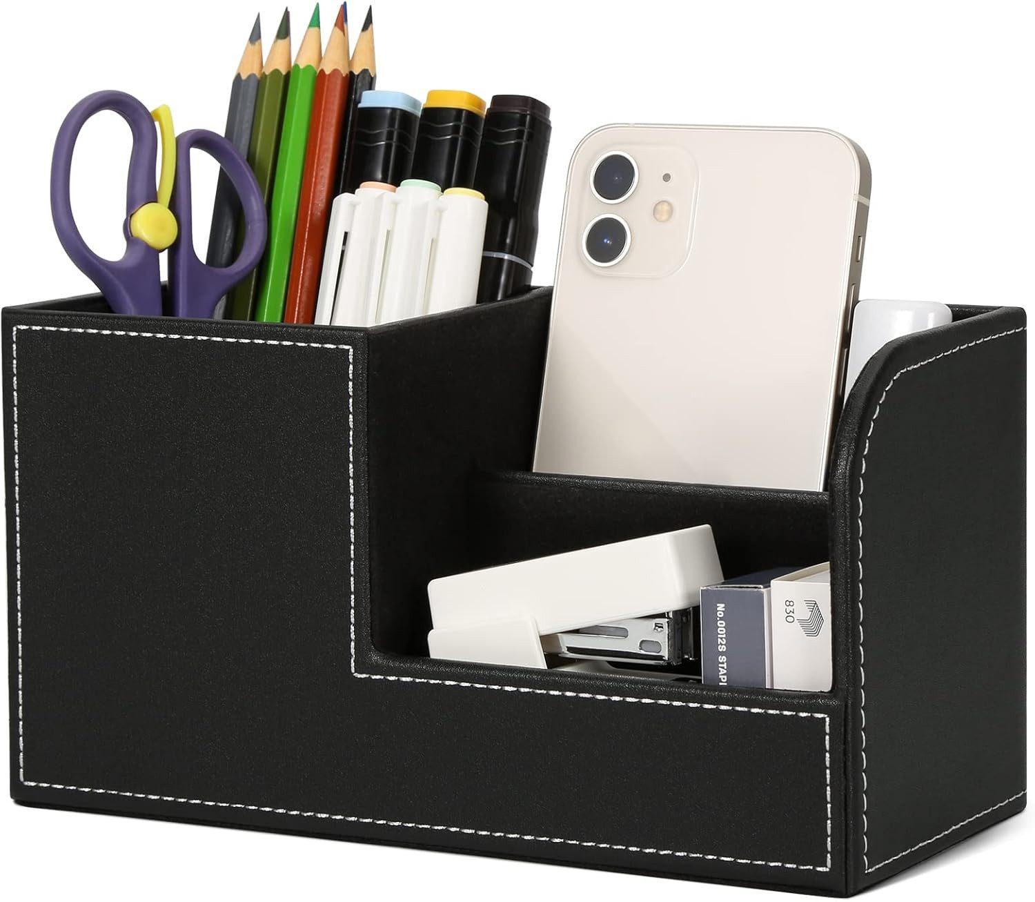FELIXLEO Aufbewahrungsbox Stiftehalter Schreibtisch, Organizer Desktop-Zubehör S