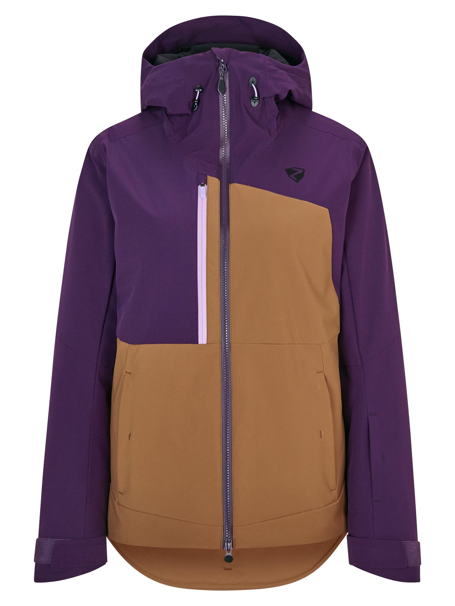 Skijacke ZIENER TAYARA Jacke wood