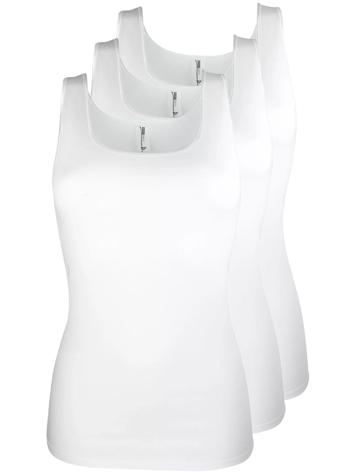 Pompadour Achselhemd 3er Pack Damen Achselhemd Passion (Packung, 3-St) -
