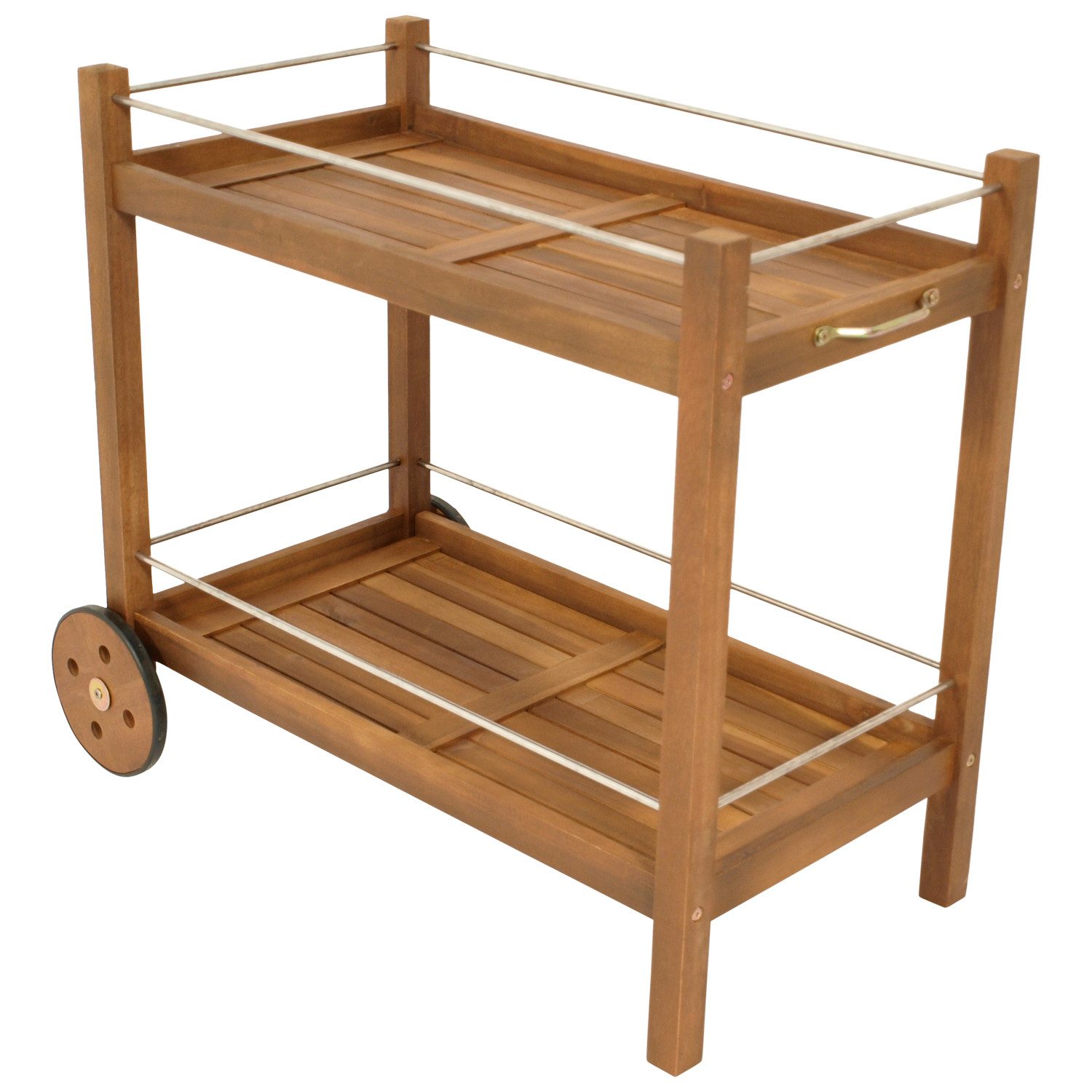 DEGAMO Servierwagen CAPE TOWN, Fahrbar, Zwei Fächer