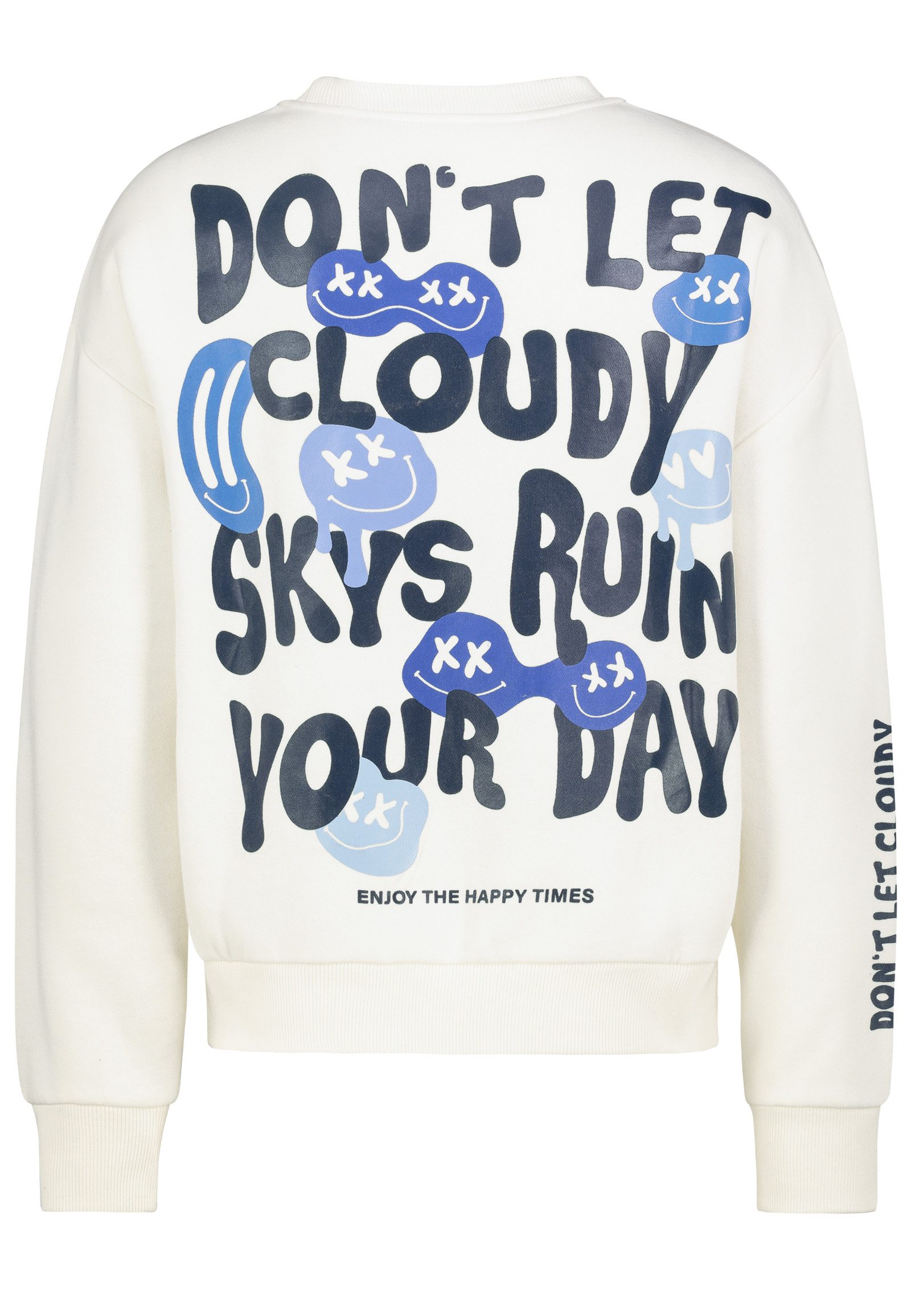 SUBLEVEL Sweatshirt Damen Cropped Cartoon Pullover günstig online kaufen
