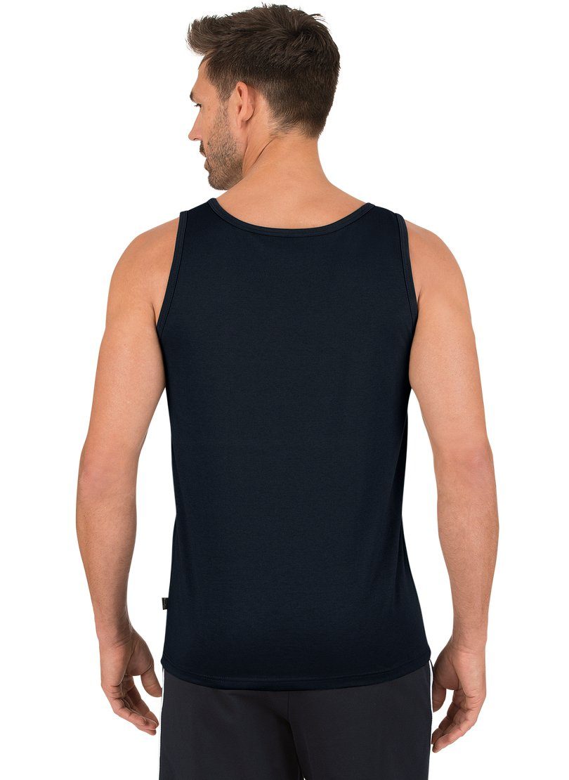 Trigema Trägershirt Baumwolle 100% aus TRIGEMA navy Unterhemd