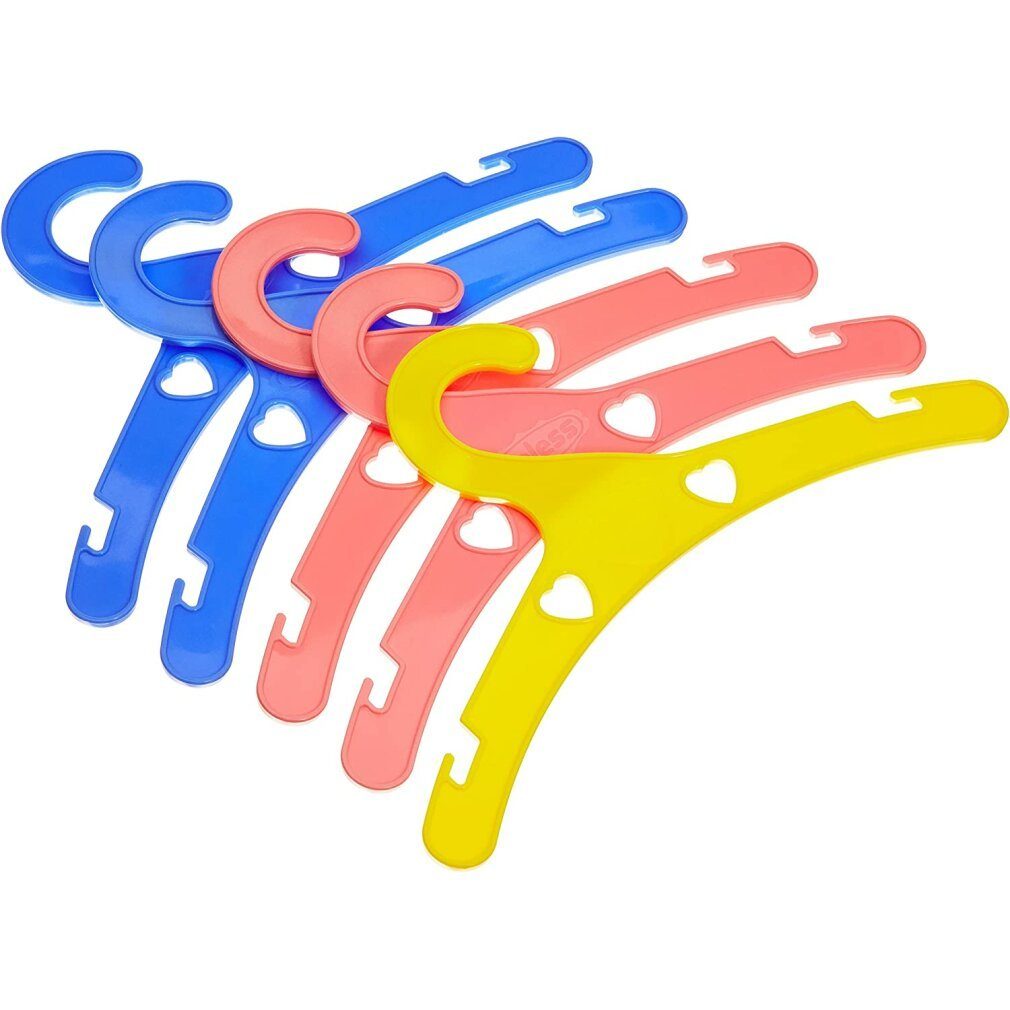 Heless Puppenkleidung Puppen-Kleiderbügel, 5 Stk.