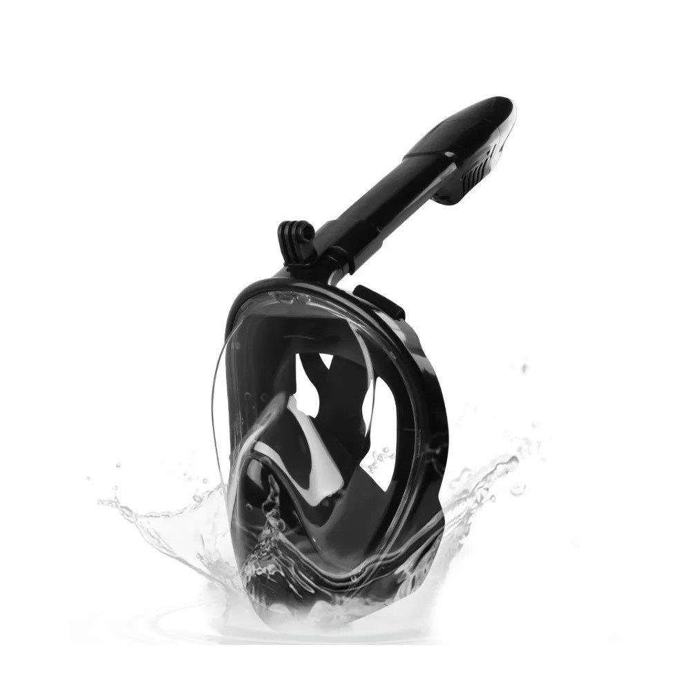 Athlix Taucherbrille Schnorchelmaske Anti-Leak Vollgesichts Unterwasser Maske, Kein Beschlagen, 180 Grad Weitwinkel Sicht, GoPro Halterung