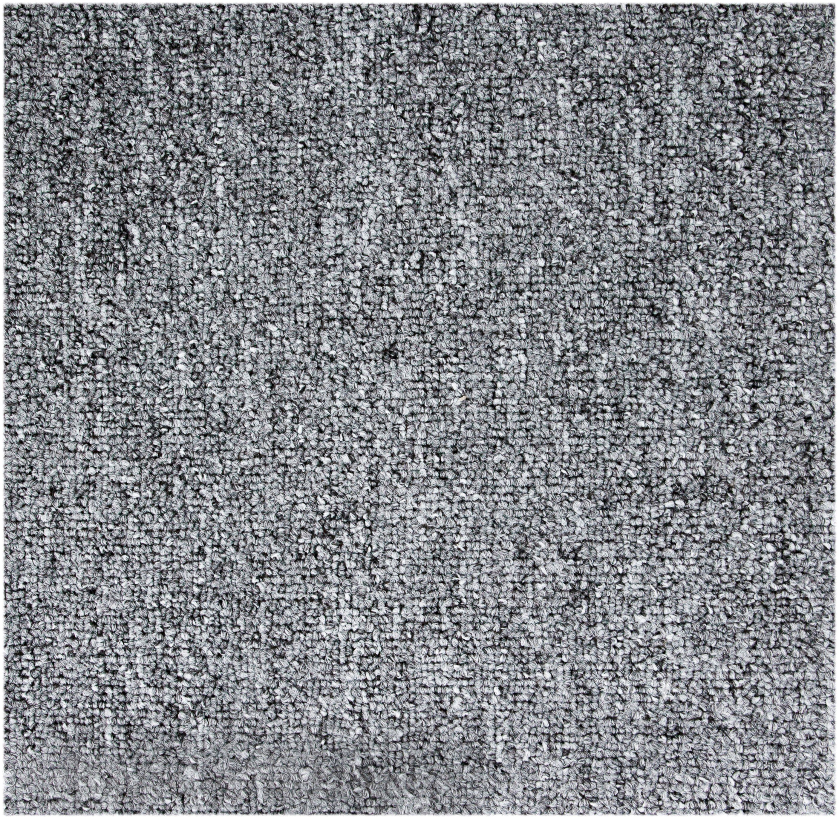 Teppichboden Coupon Feinschlinge Luton, Andiamo, rechteckig, Höhe: 6 mm, meliert, Breite 400 cm oder 500 cm, strapazierfähig & pflegeleicht grau