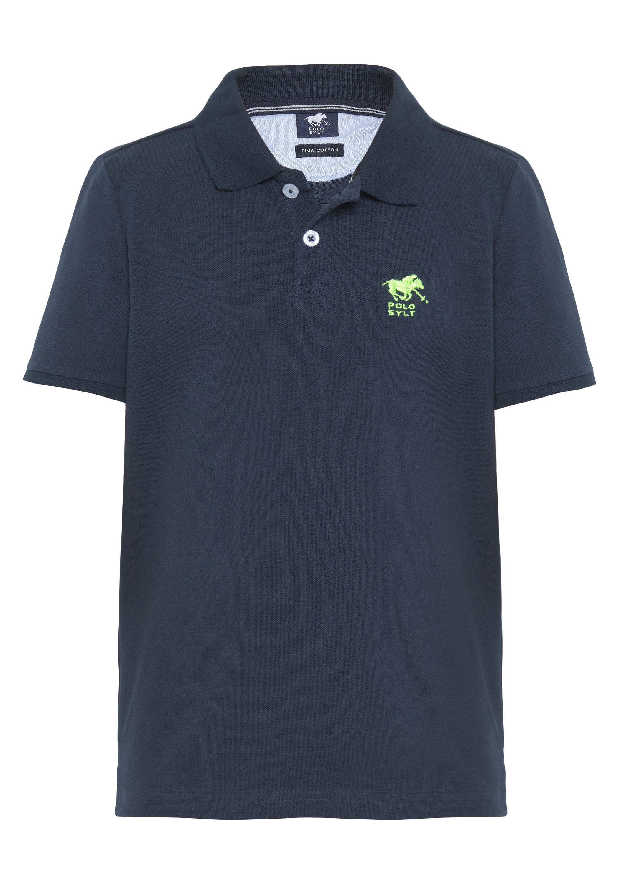 Poloshirt mit Logo-Stickerei