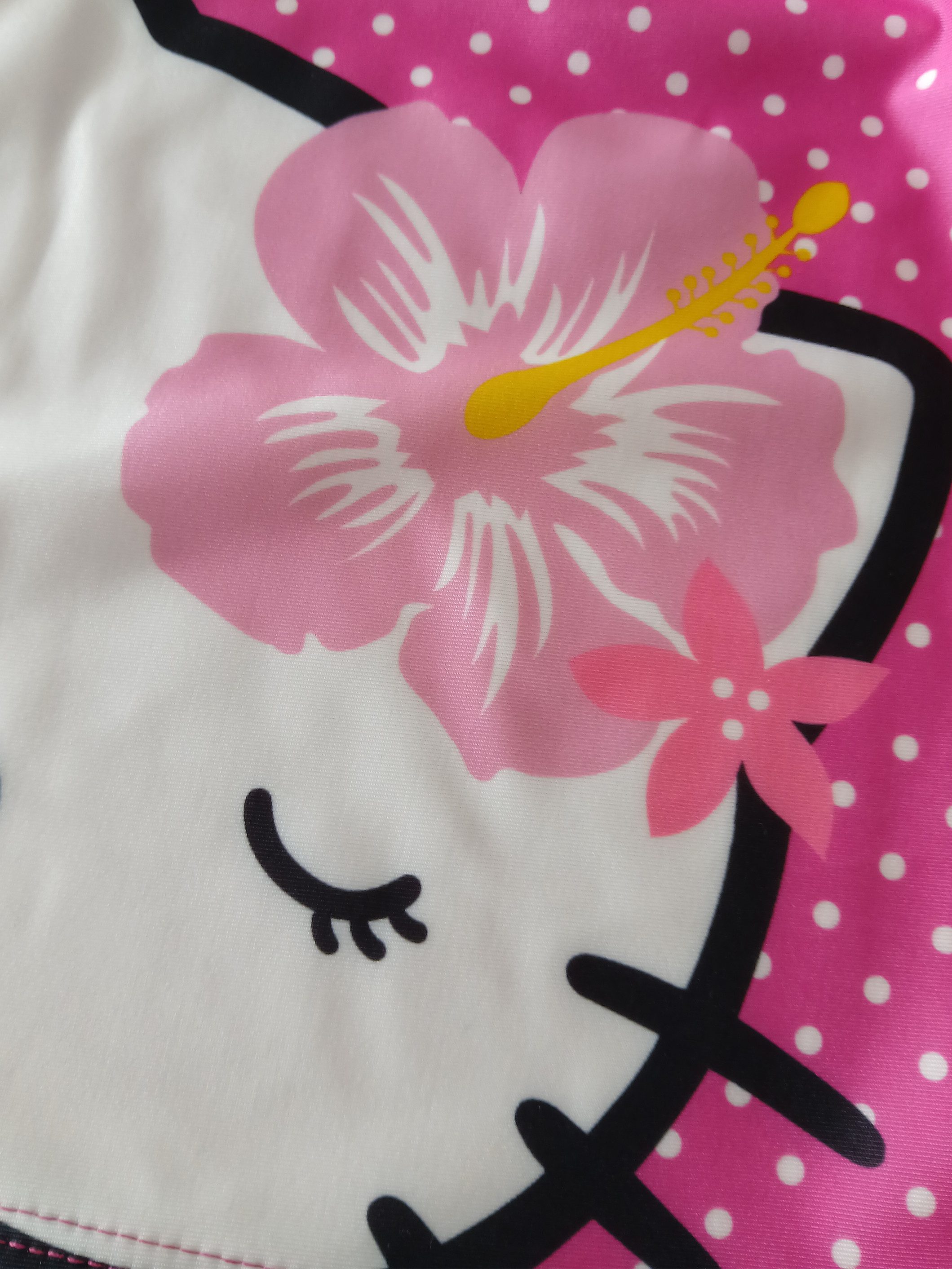 United Labels® Tankini Hello Kitty Tankini Badeanzug mit Rüschen Zweiteiler Schwimmanzug – Bild 5 von 5