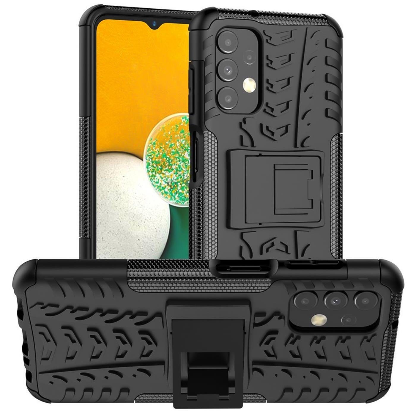 CoolGadget Handyhülle Outdoor Case Hybrid Cover für Samsung Galaxy A13 4G 6,6 Zoll, Schutzhülle extrem robust Panzer Handy Case für Samsung A13 4G Hülle